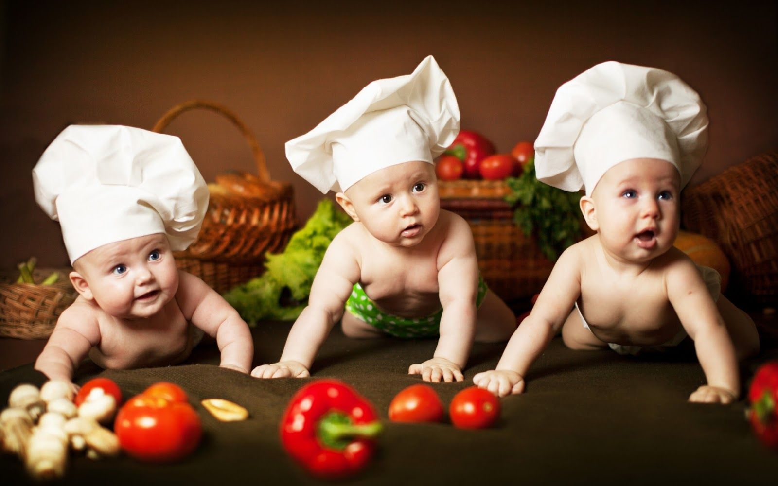 Bebè vestiti da chef, 1600x1000 HD Ready, PC