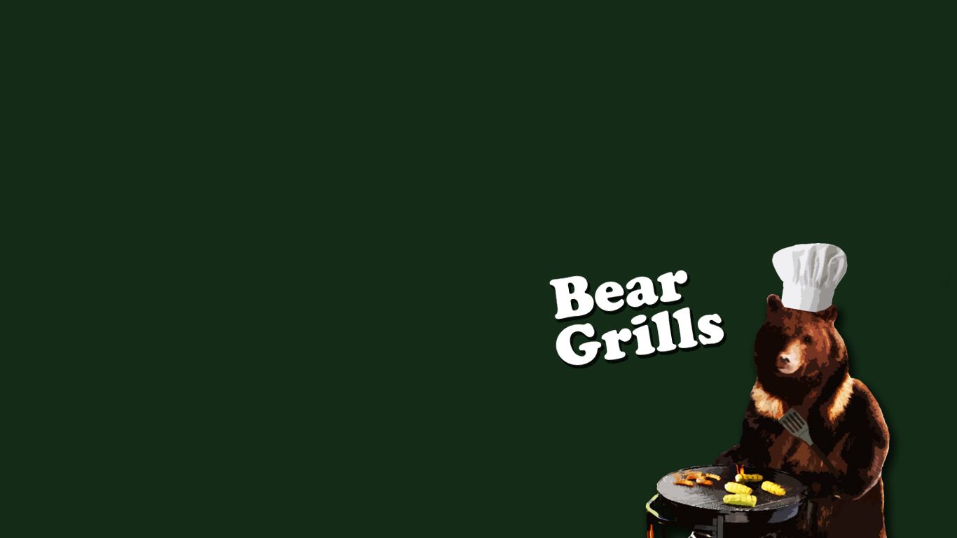 Orso chef con griglia, 1366x768 720p, Laptop