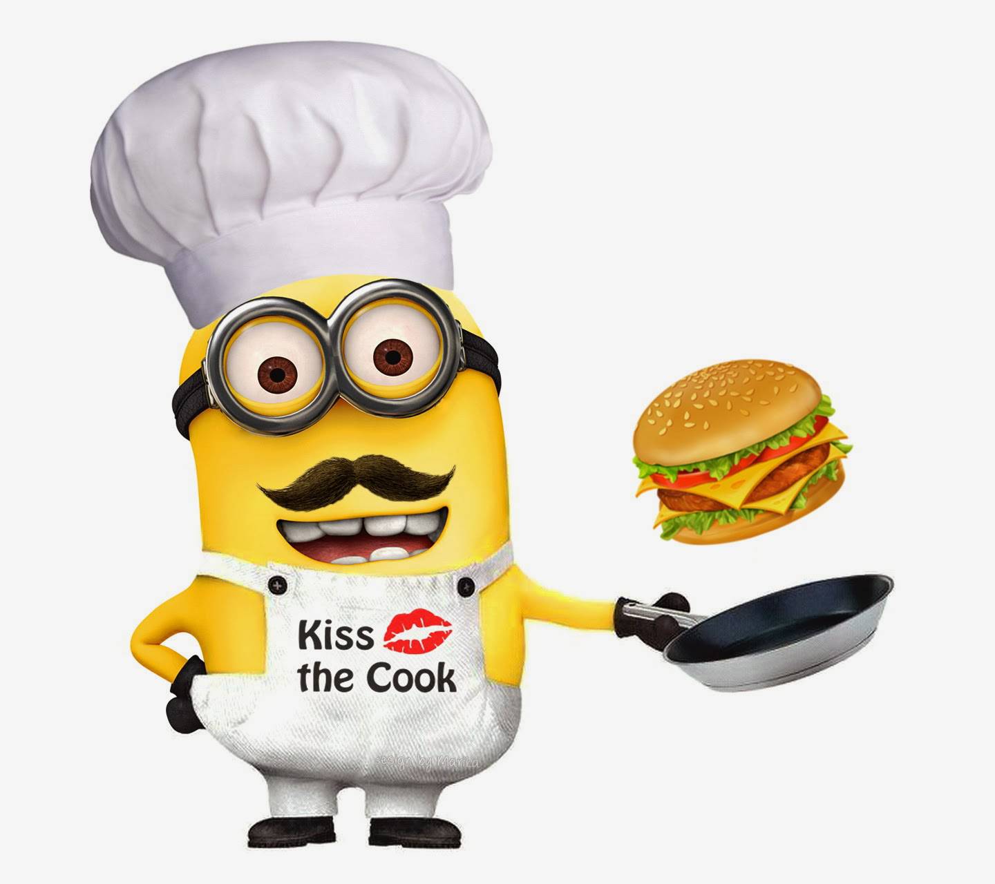 Minion cuoco con hamburger, 1440x1280 HD, Notebook Gaming