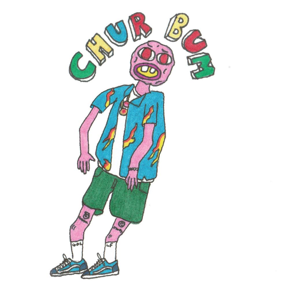 Personaggio Golf Wang felpa blu, 878x1778 Full HD Verticale, iPhone