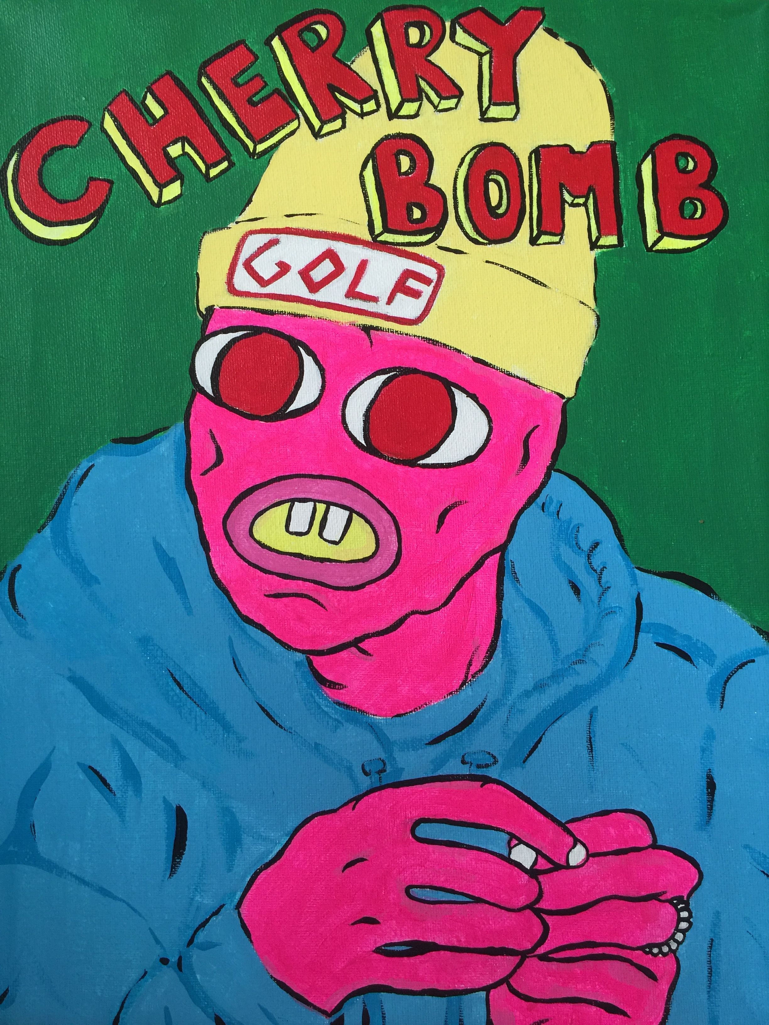 Logo Golf Tyler Creator sfondo menta, 2560x1440 1440p, Desktop