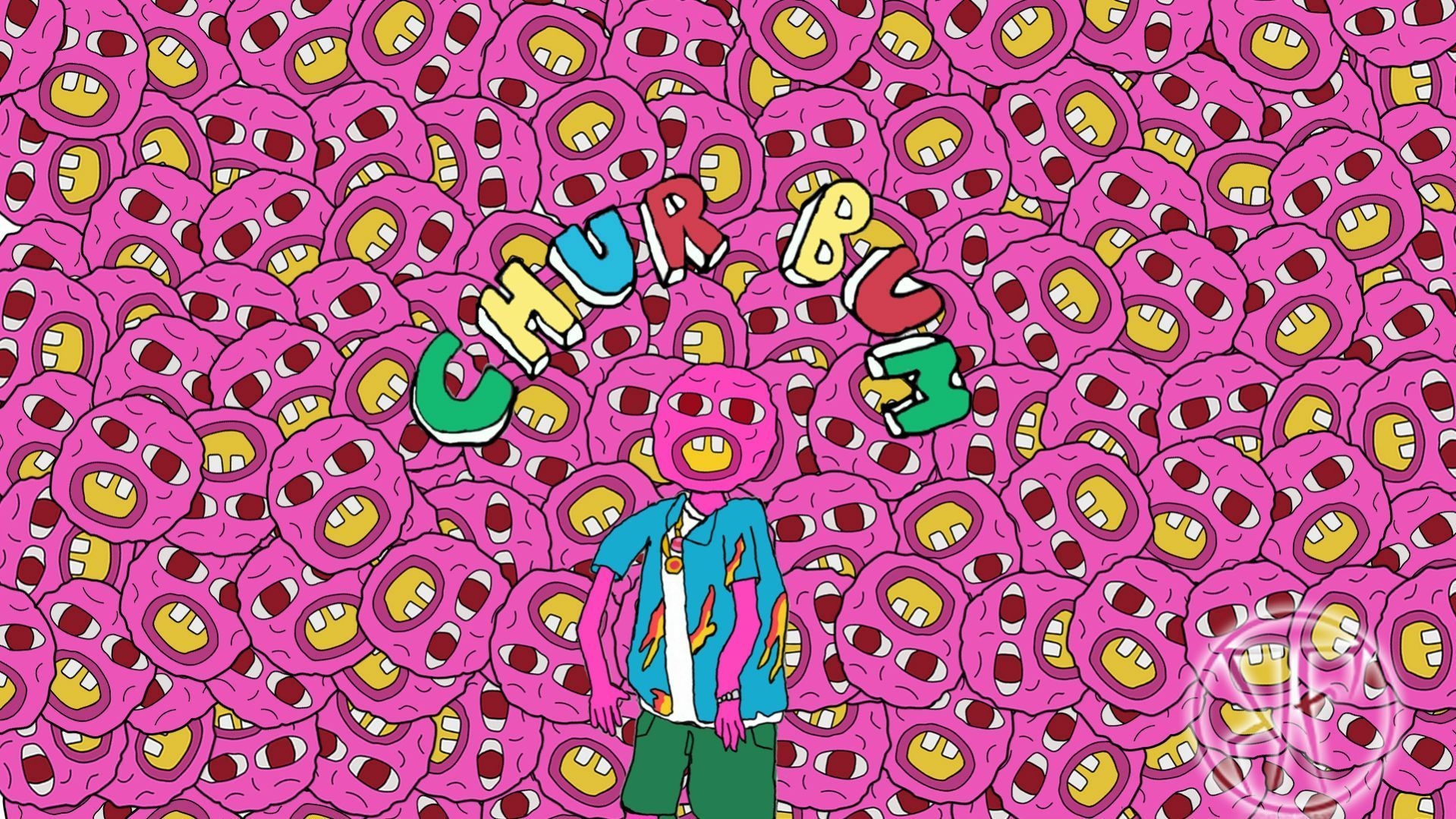Tyler the Creator Cherry Bomb art, 1919x1079 900p, iMac