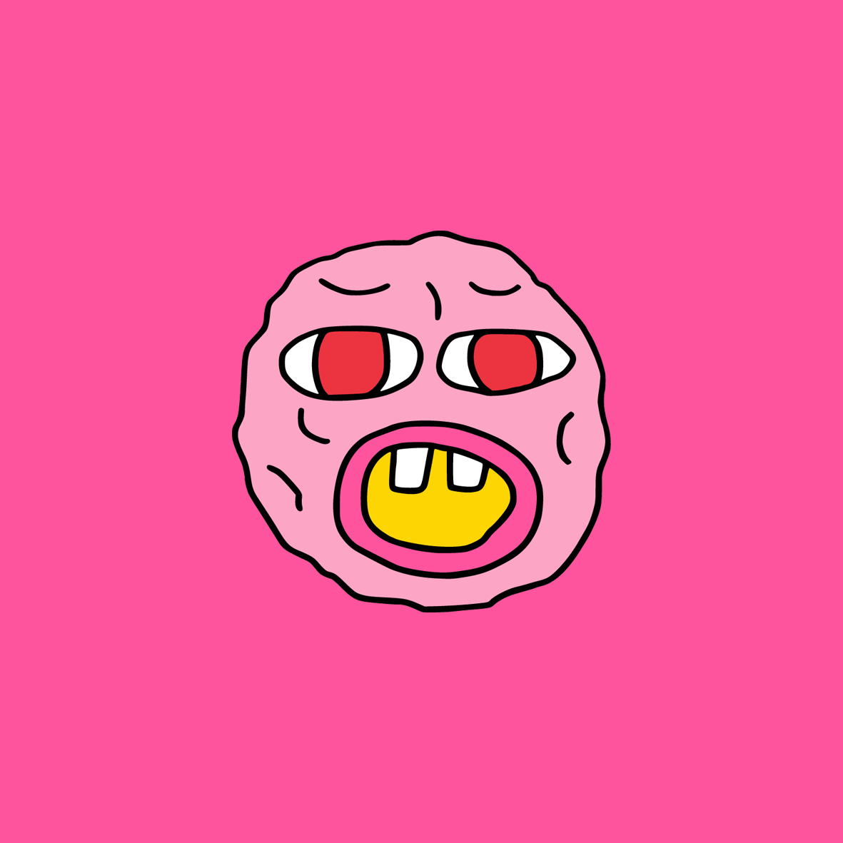 Faccia rosa Cherry Bomb, 1181x1181 HD, Laptop