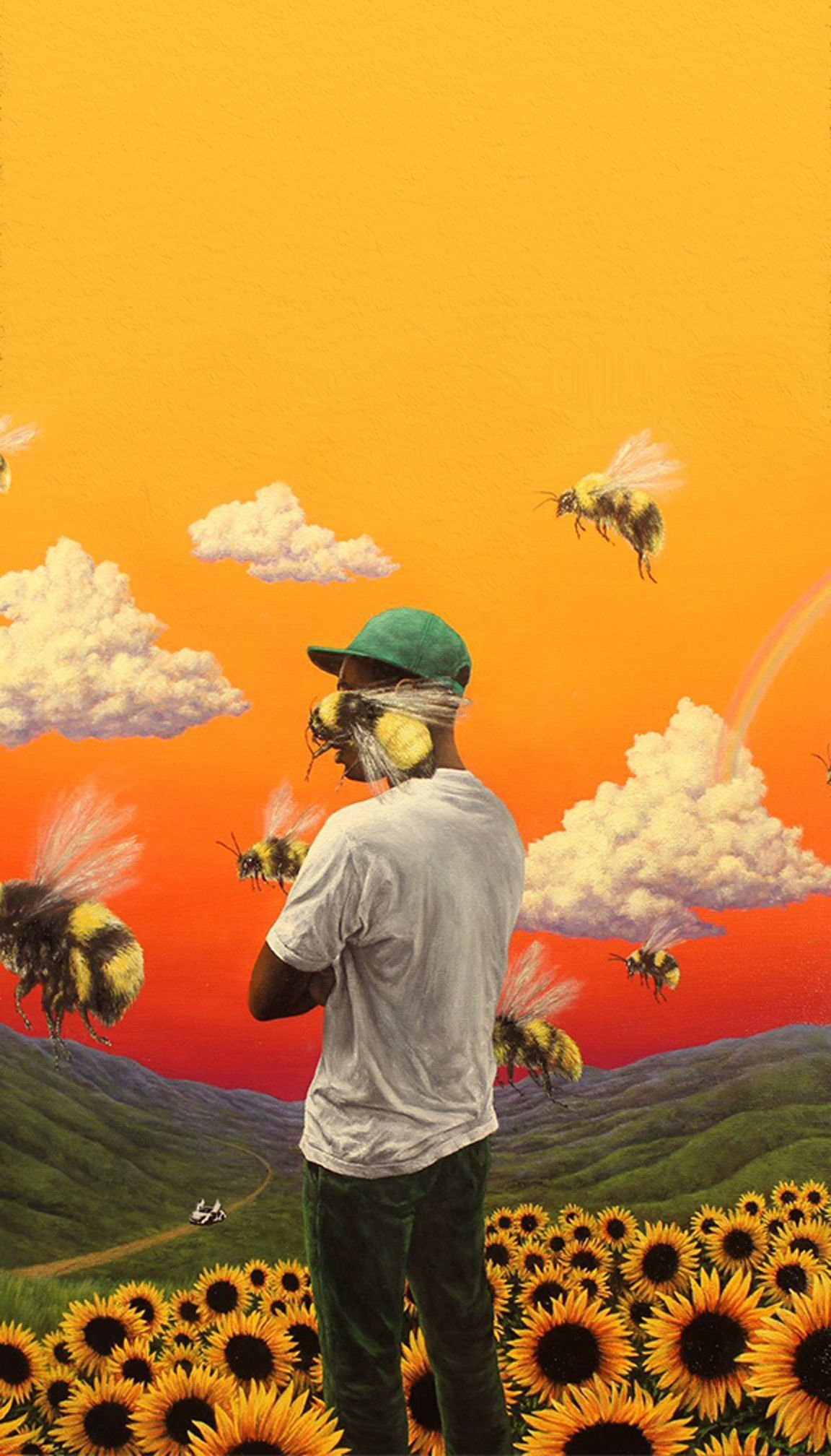Tyler Creator api girasoli, 1152x2016 Full HD Verticale, iPhone Air