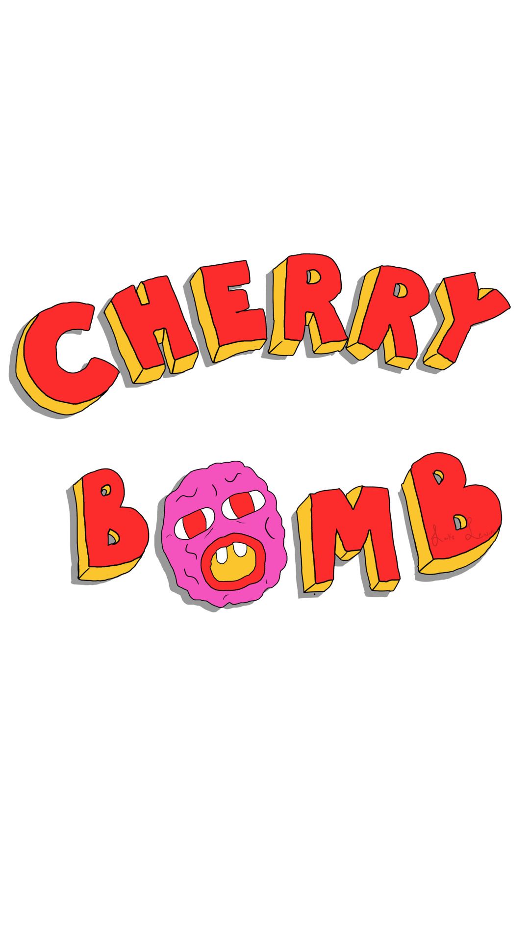 NCT 127 Cherry Bomb collage, 640x1280 Full HD Verticale, Smartphone