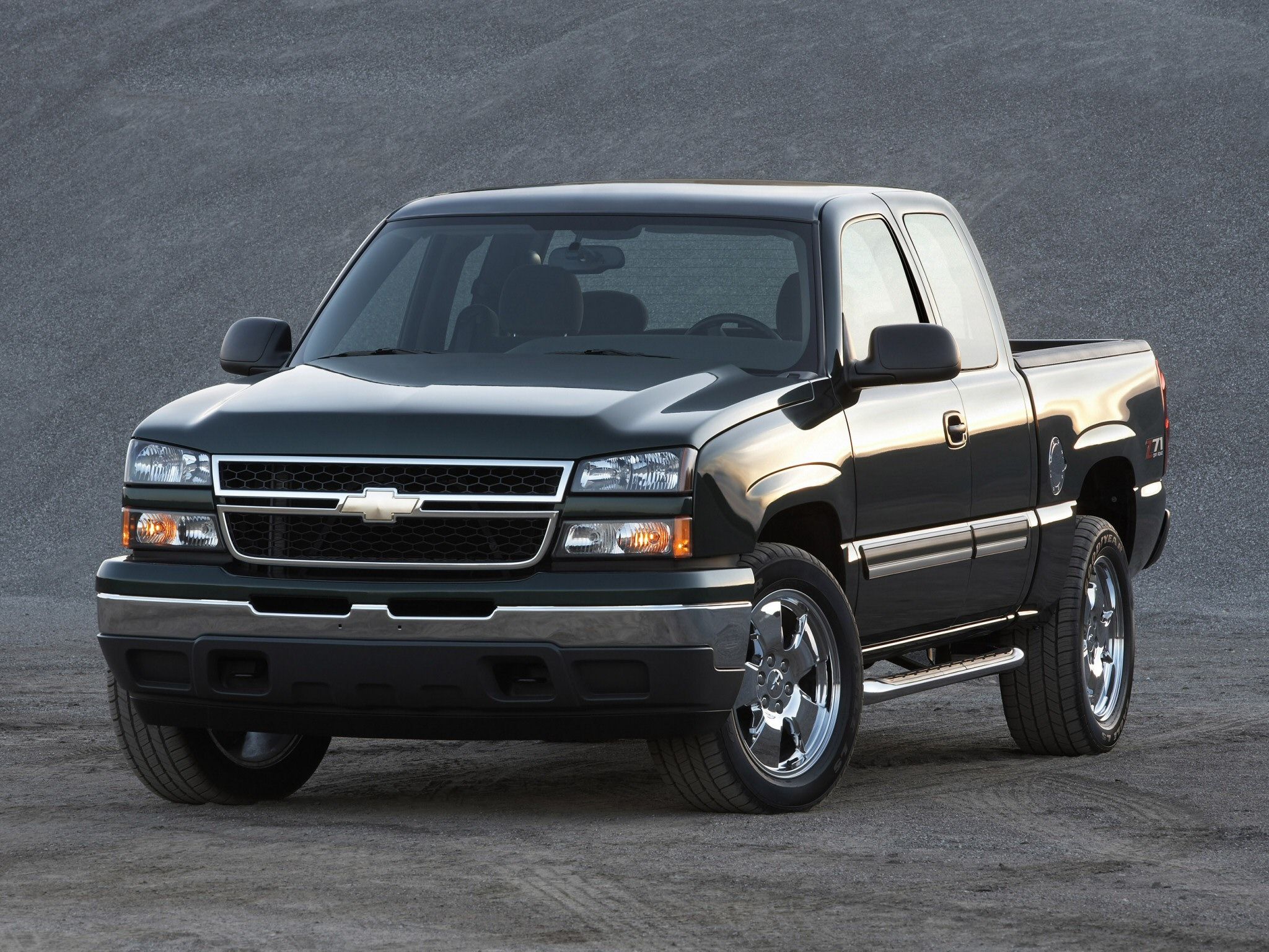 Chevrolet Silverado nero pickup, 2048x1536 Hi-Res, Laptop