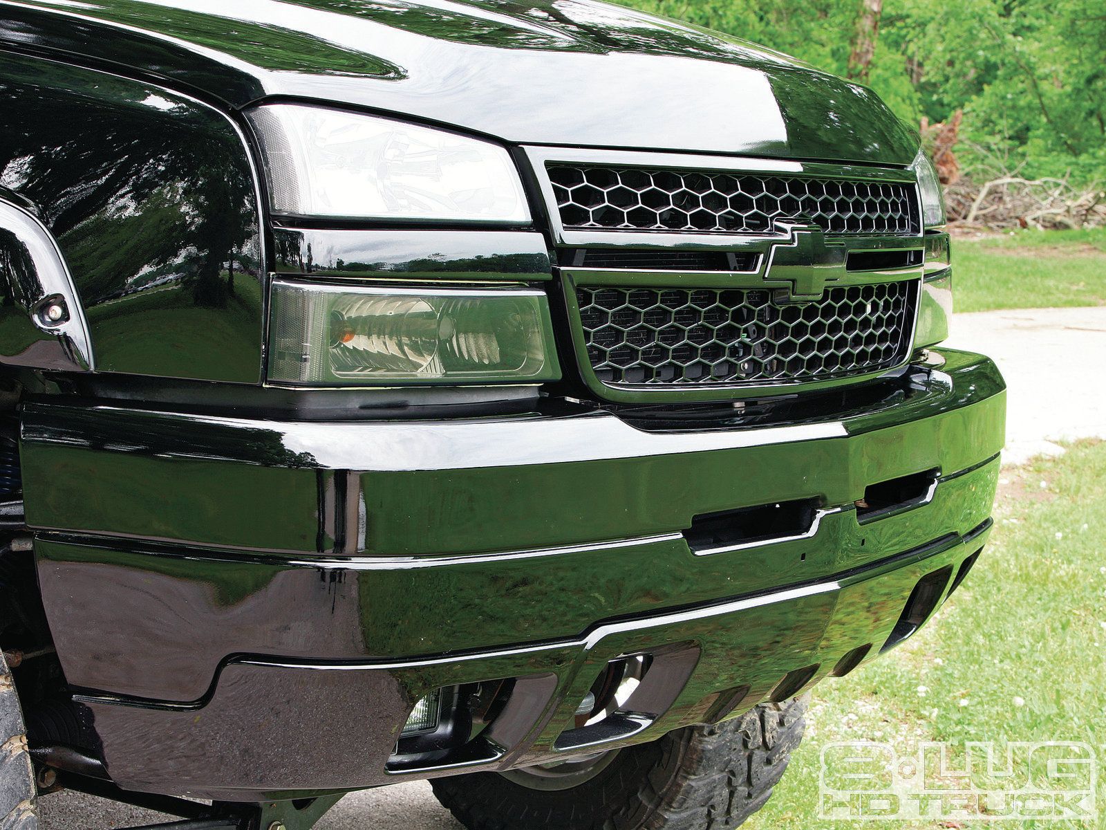 Chevrolet Silverado griglia nera, 1600x1200 HD, Desktop