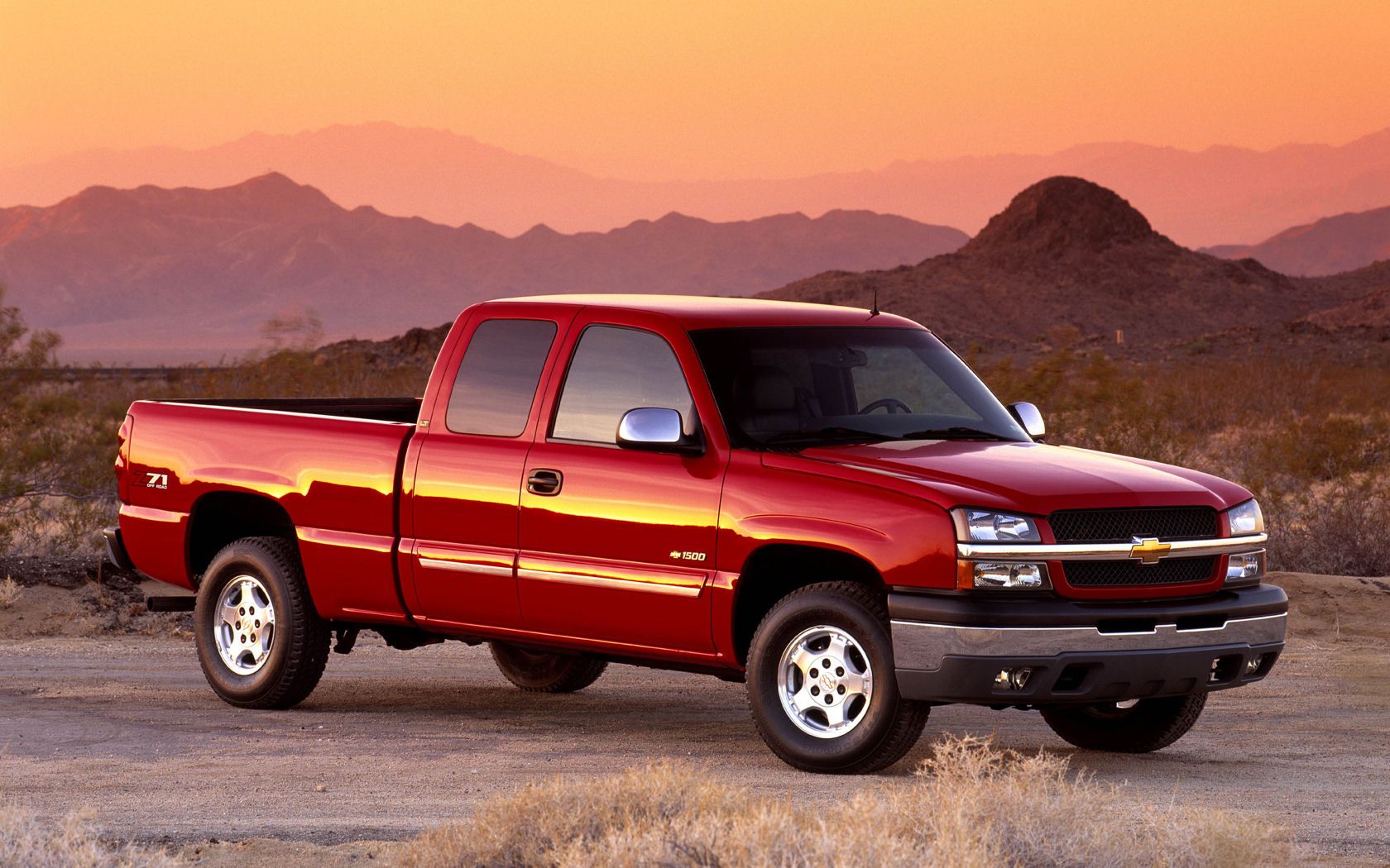 Chevrolet Silverado rosso deserto, 1680x1050 900p, Desktop