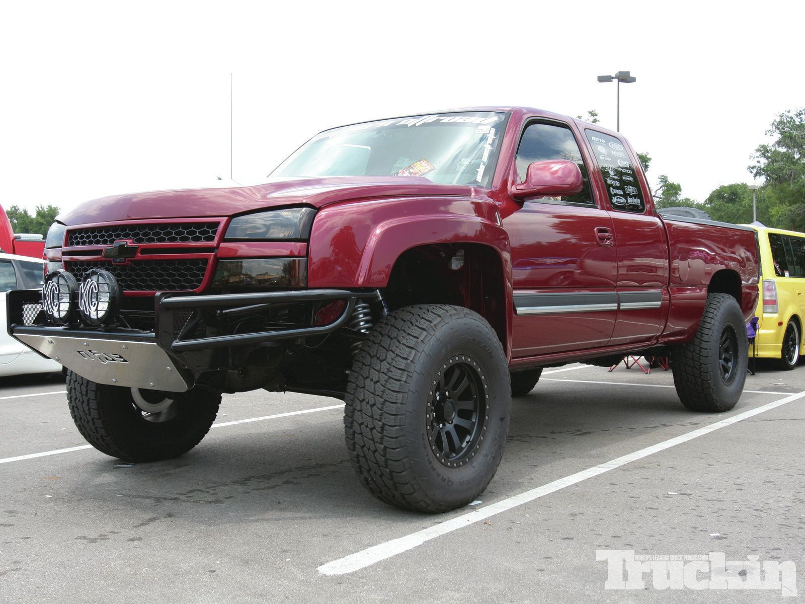 Chevrolet Silverado rosso sollevato, 1600x1200 900p, Laptop