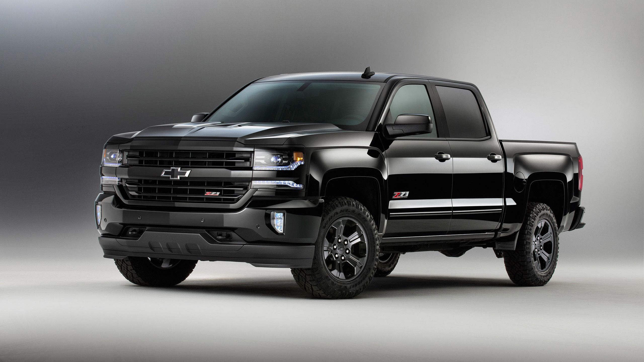 Chevrolet Silverado nero pickup, 2560x1440 2K QHD, PC