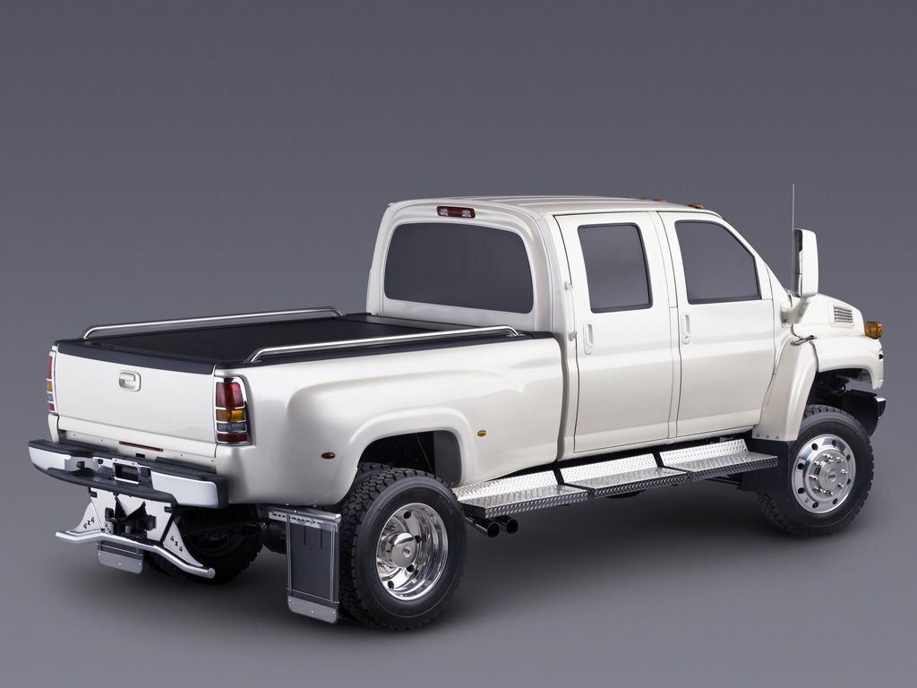 Chevrolet Kodiak bianco pickup, 1024x768 HD, Laptop