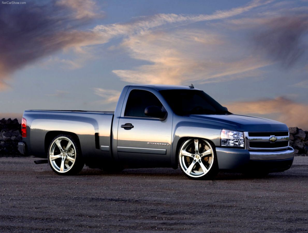 Chevrolet Silverado grigio tuning, 1190x902 HD, PC