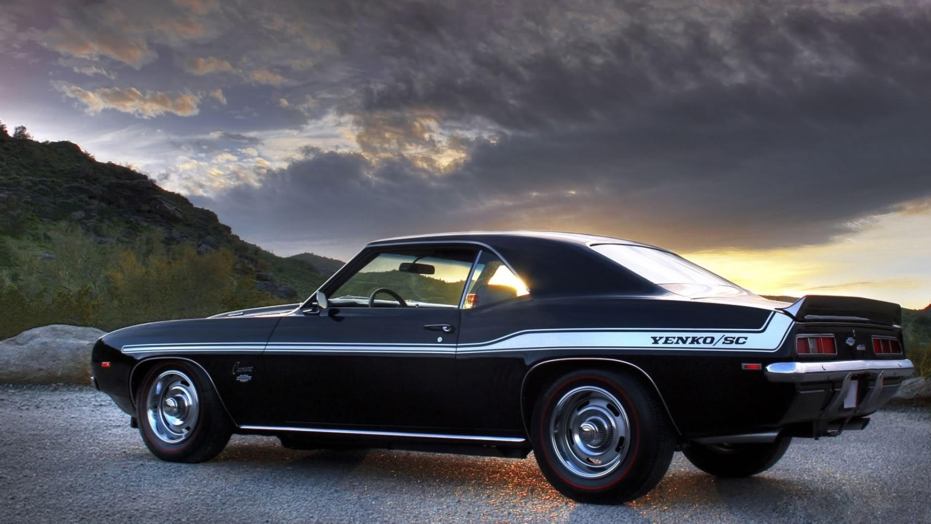 Chevy Camaro Yenko nera 1969, 1920x1080 Full HD 1080p, Desktop