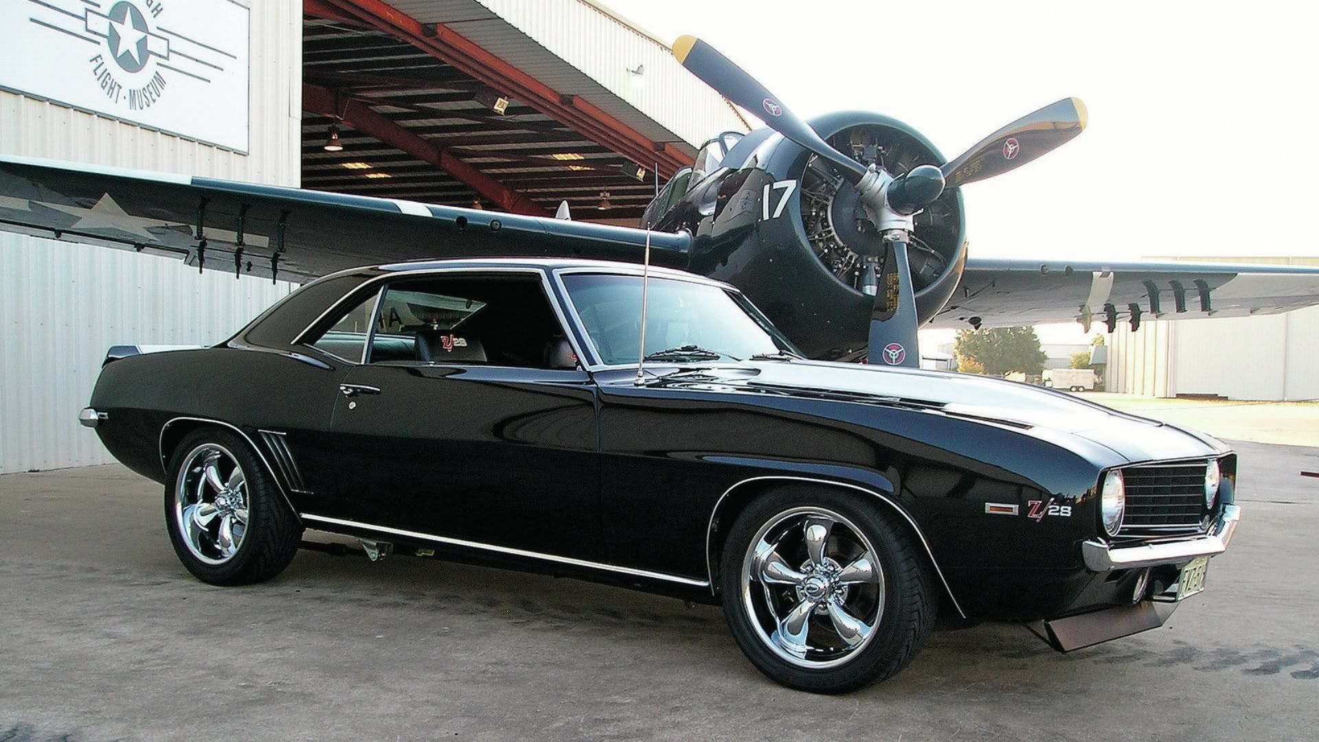 Camaro nera del '69, 1920x1080 1080p, Desktop