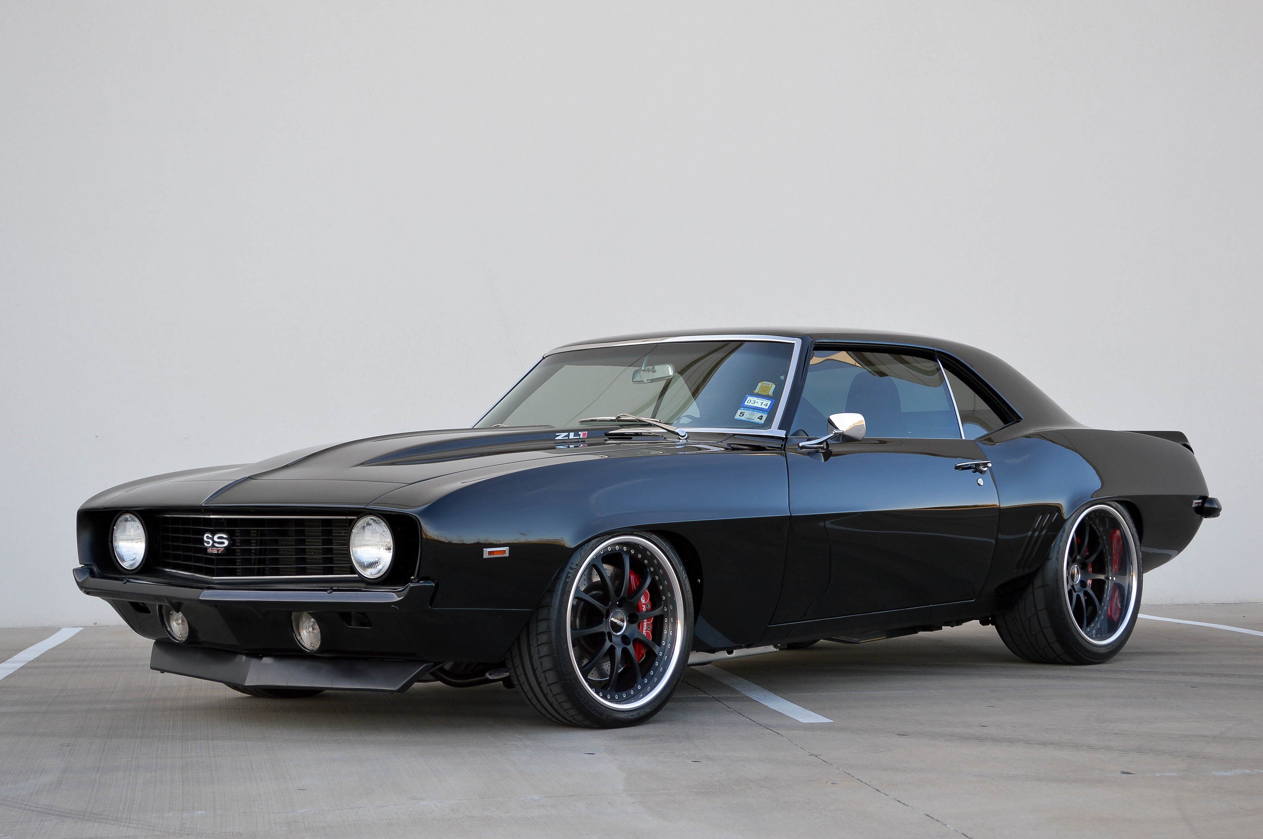 Chevy Camaro nera 1969, 4200x2793 Ultra HD, 4K TV