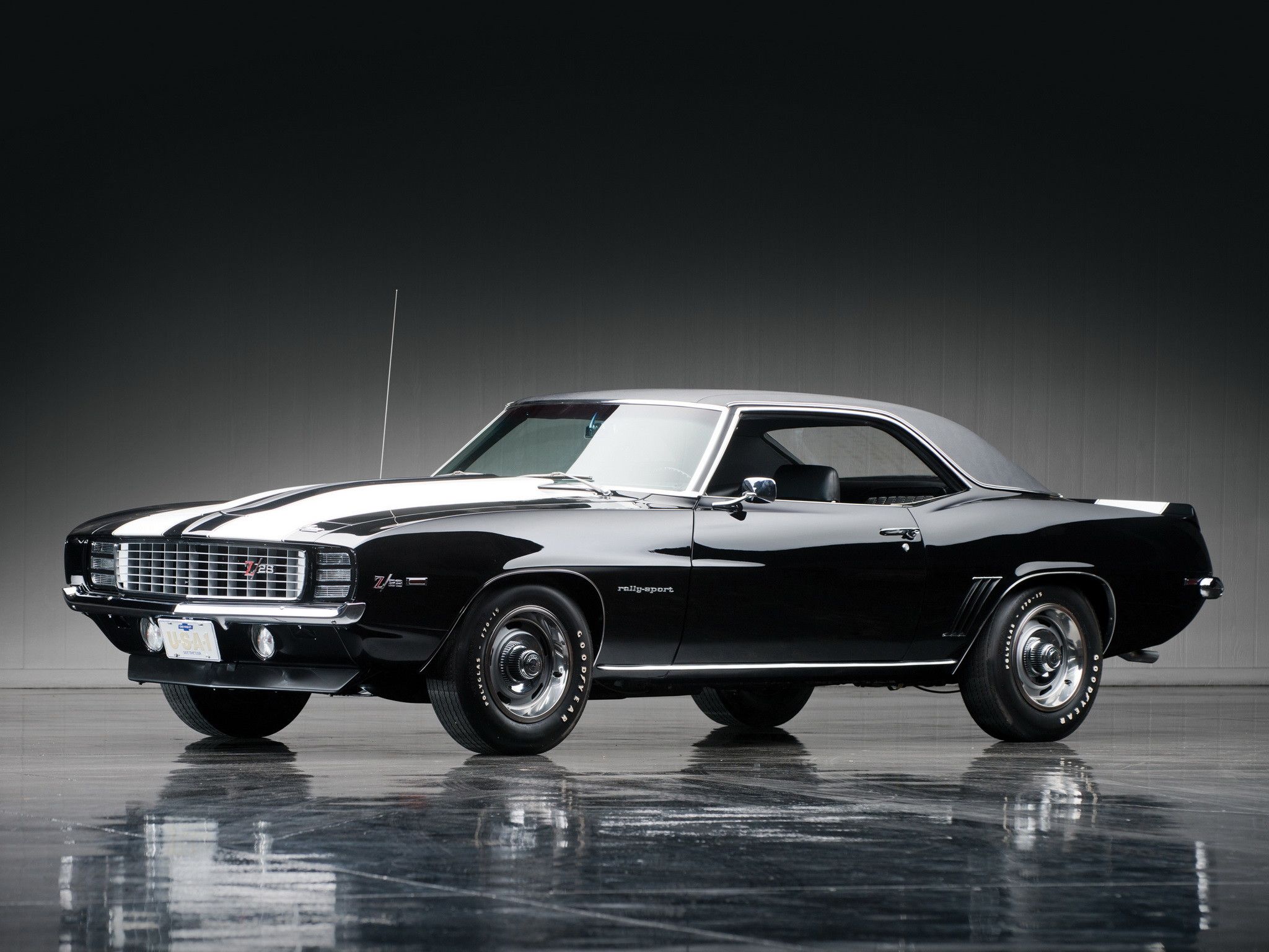 Chevy Camaro nera 1969, 2048x1536 alta risoluzione, iMac