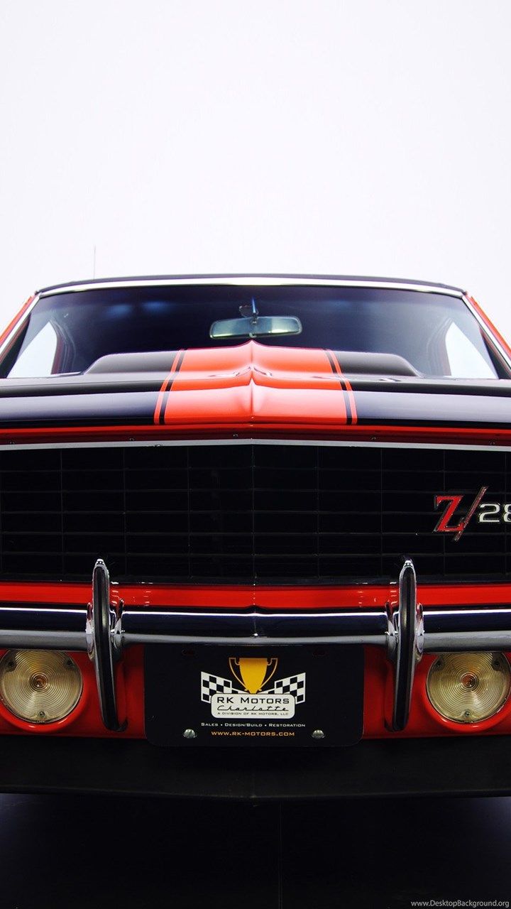Chevy Camaro Z28 nera rossa, 720x1280 Full HD Verticale, Smartphone