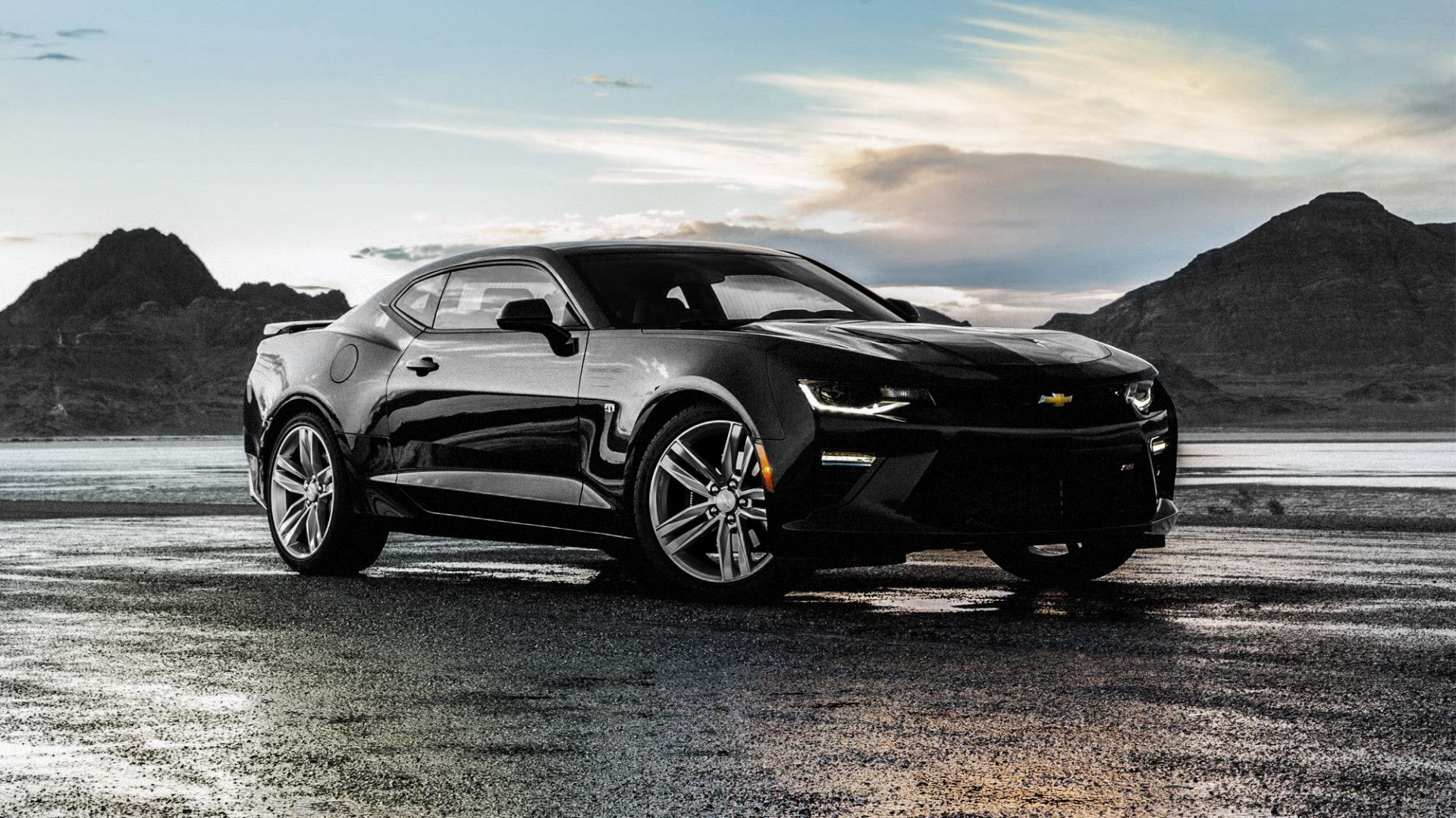 Chevrolet Camaro nera moderna, 1920x1080 Full HD 1080p, Desktop