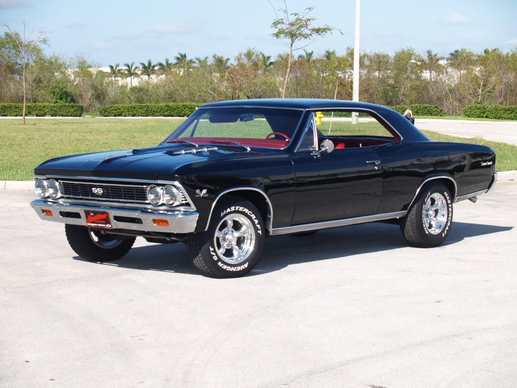 Chevy Chevelle SS nera classica, 1024x768 HD, Laptop