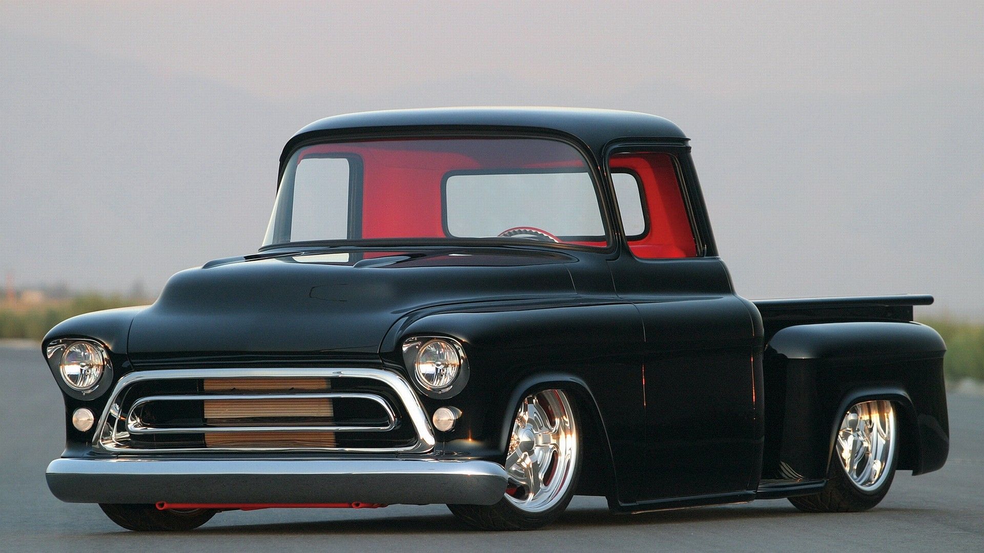 Pickup Chevy nero classico, 1920x1080 Full HD, Laptop