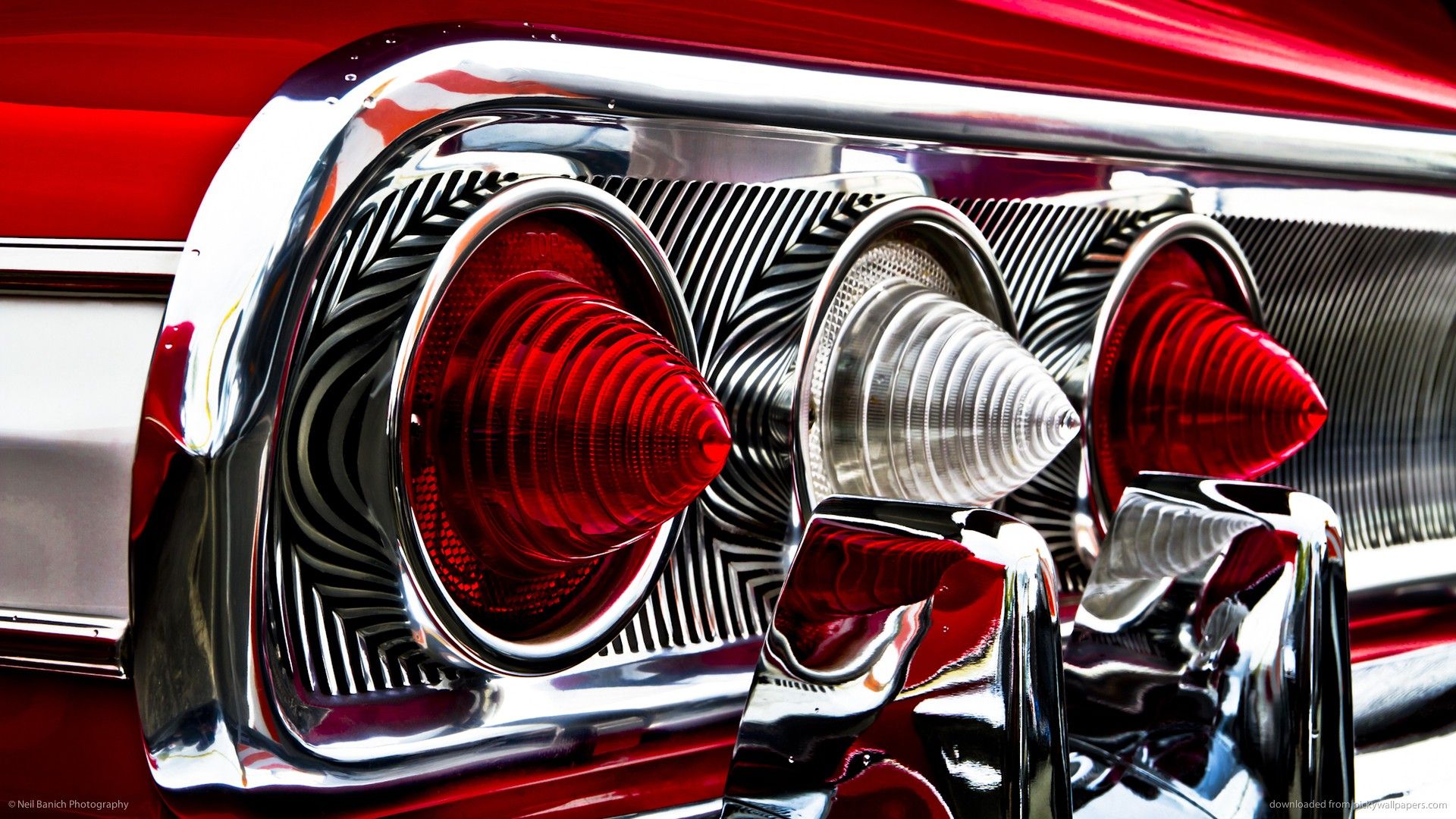 Fanale posteriore Chevy Impala rosso, 1920x1080 1080p, Desktop