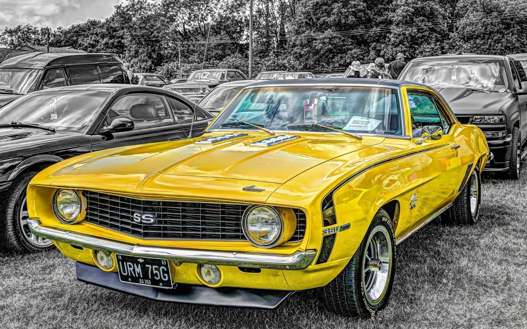 Chevrolet Camaro SS gialla classica, 1680x1050 HD Ready, Acer Nitro
