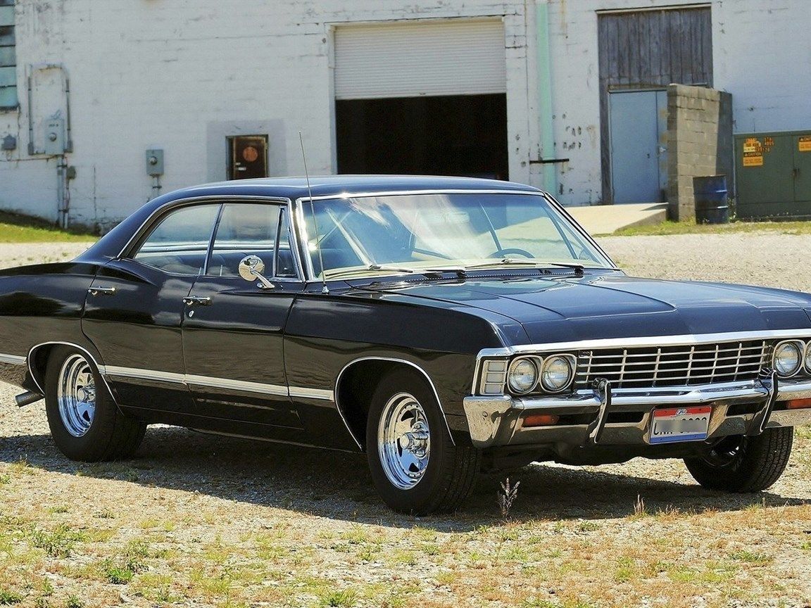 Chevrolet Impala nera classica, 1152x864 HD, Desktop