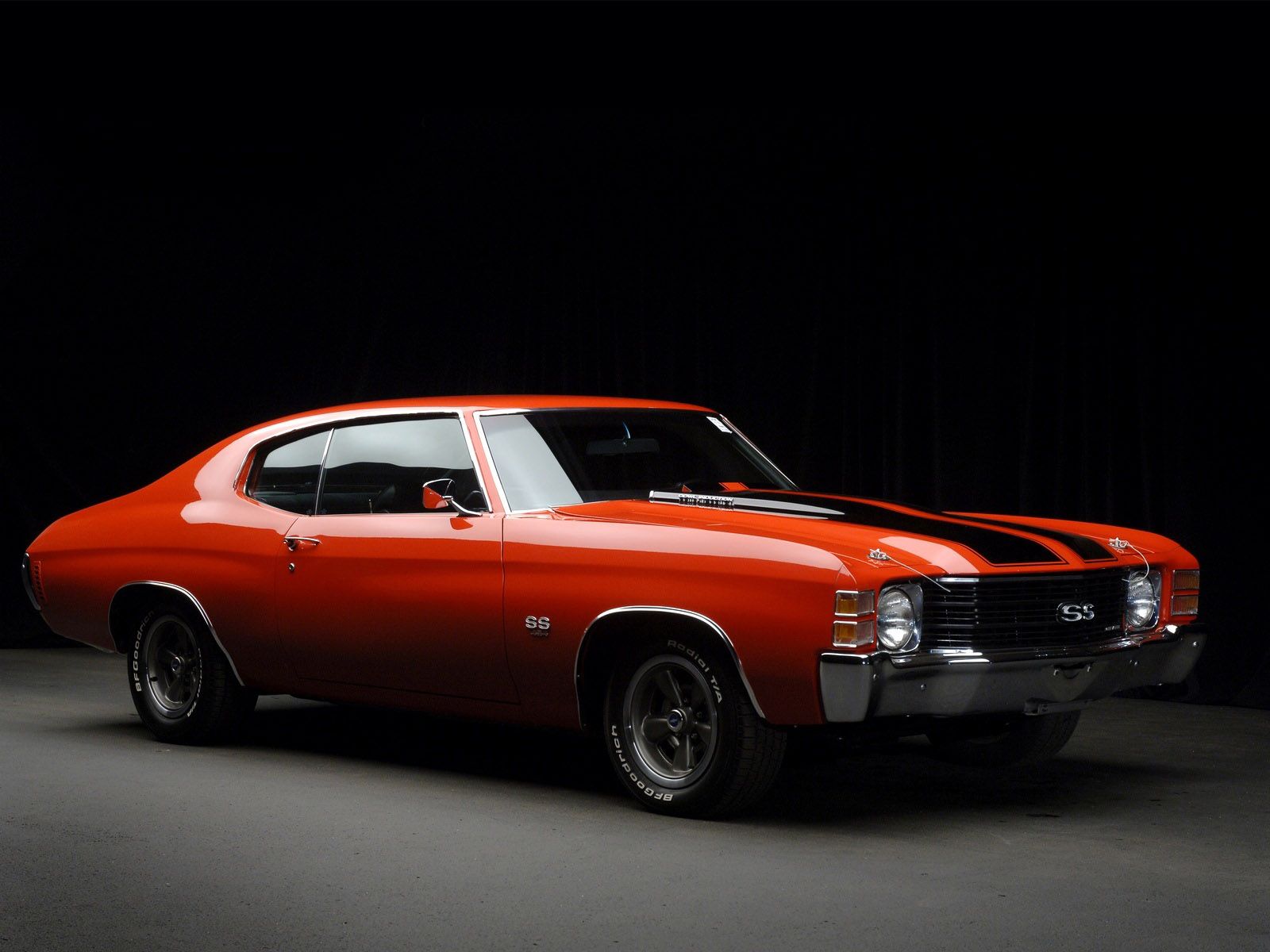 Chevrolet Chevelle SS arancione, 1600x1200 HD, Desktop