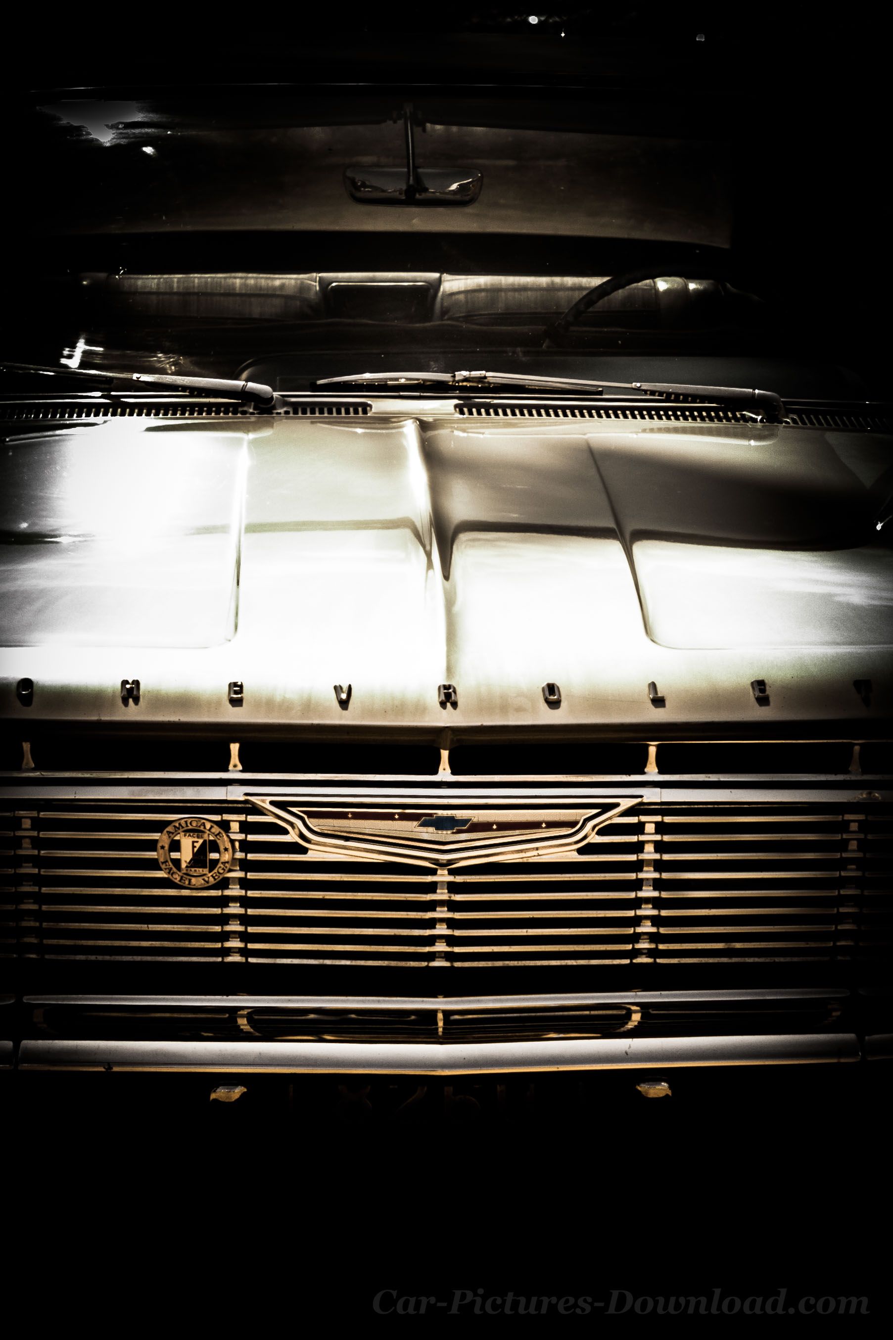 Cofano e griglia Chevrolet vintage, 1805x2708 Verticale, Mobile