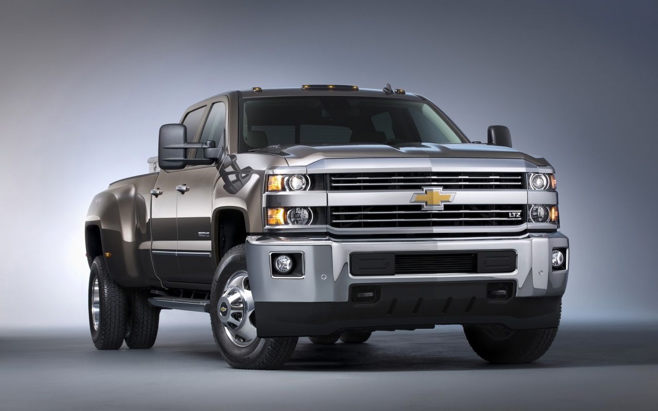 Chevrolet Silverado pickup grigio, 1280x800 HD, Desktop
