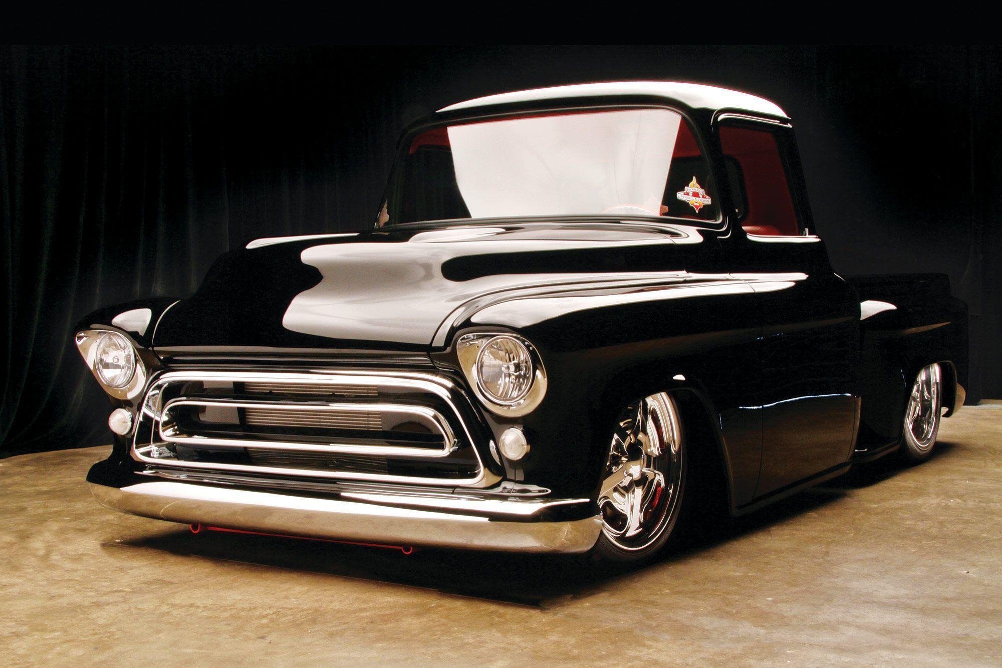 Pickup Chevy nero classico, 2000x1333 Hi-Res, PC