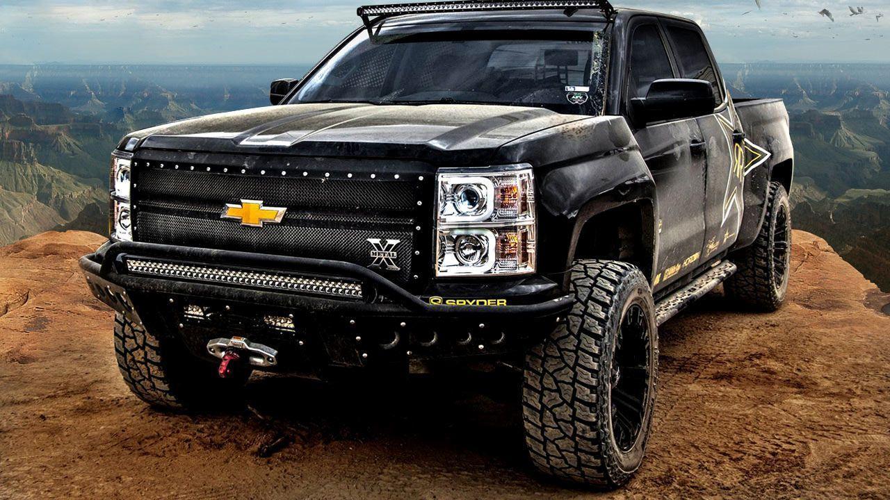 Chevrolet pickup nero modificato, 1280x720 720p, PC