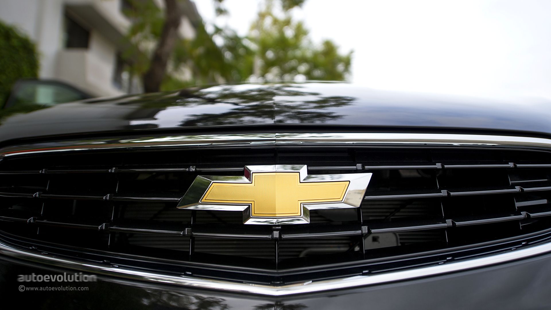 Logo Chevrolet auto nera, 1920x1080 1080p, Laptop