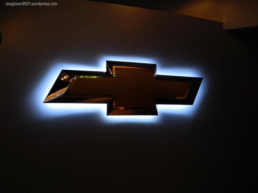 Logo Chevrolet retroilluminato, 1024x768 HD, PC