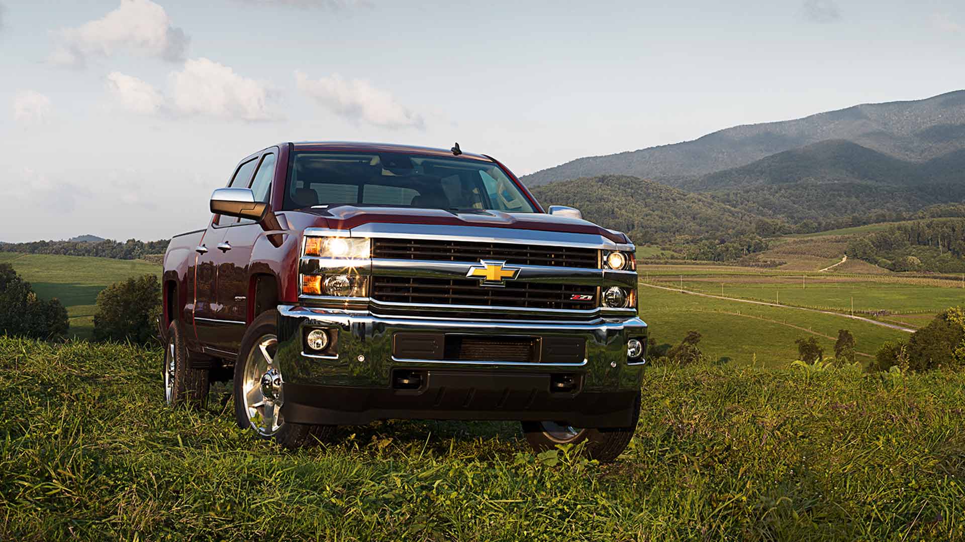 Chevy Silverado pickup rossa, 1920x1080 1080p, Desktop