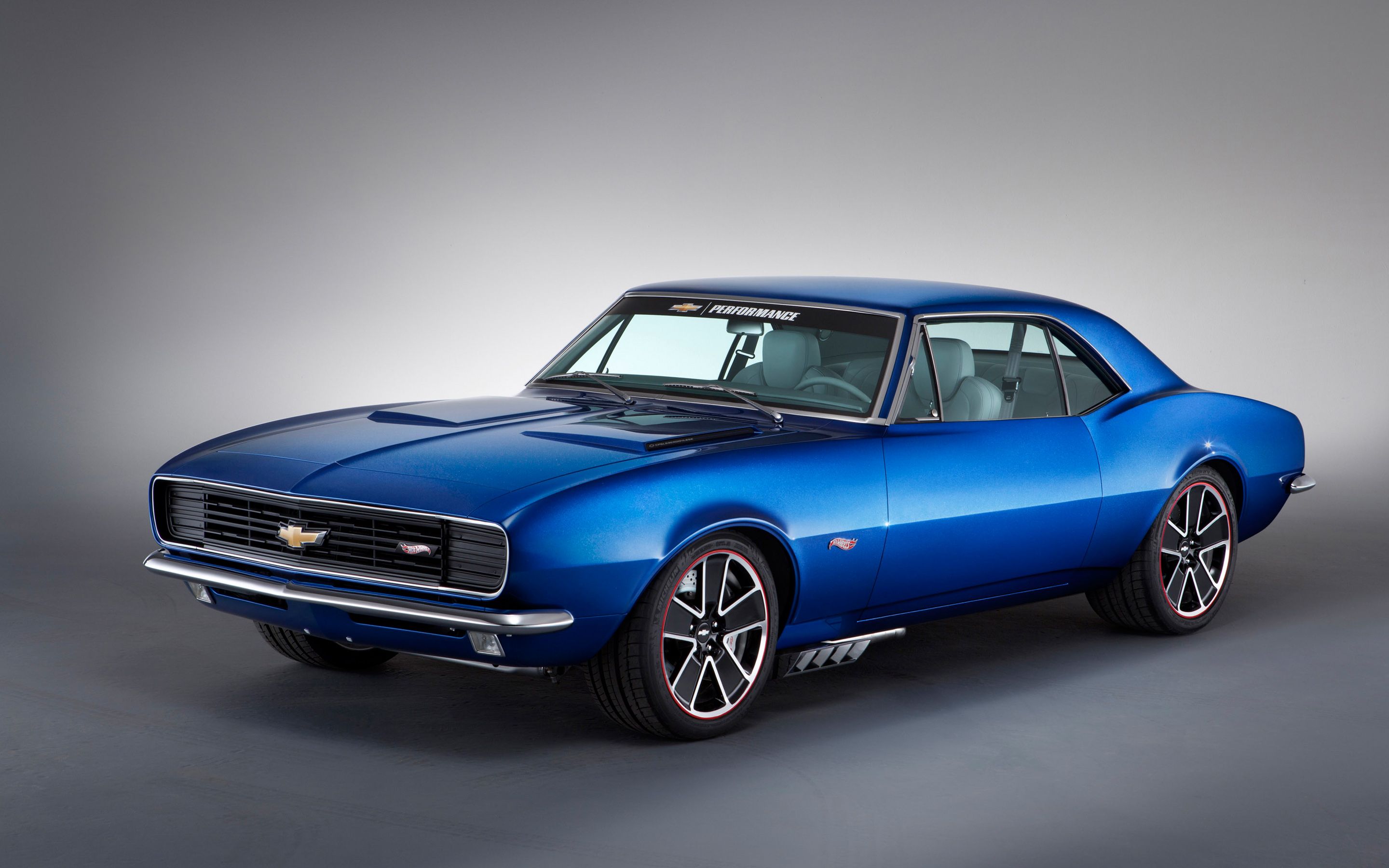 Chevrolet Camaro blu classica, 2880x1800 2K+, Desktop
