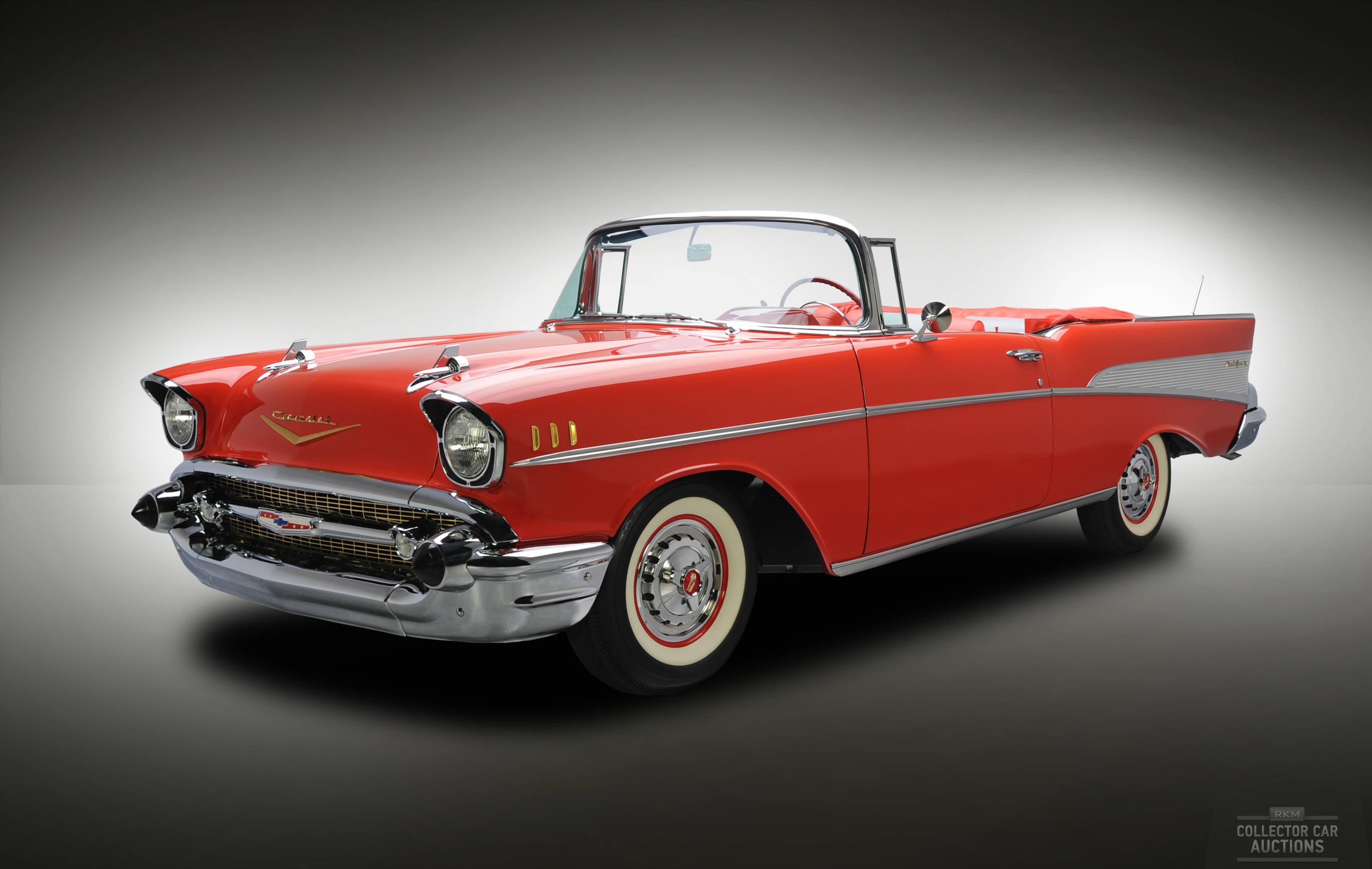 Chevrolet Bel Air rossa cabrio, 3272x2072 WQXGA, Monitor Gaming