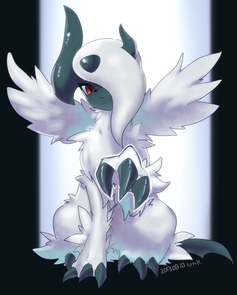 Mega Absol Pokémon chibi, 803x1000 Verticale, OnePlus