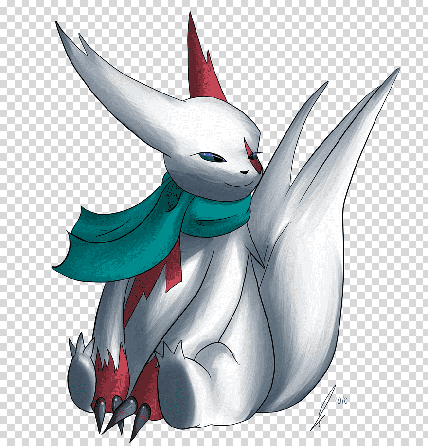 Absol Pokémon con sciarpa, 880x916 Verticale, Telefono