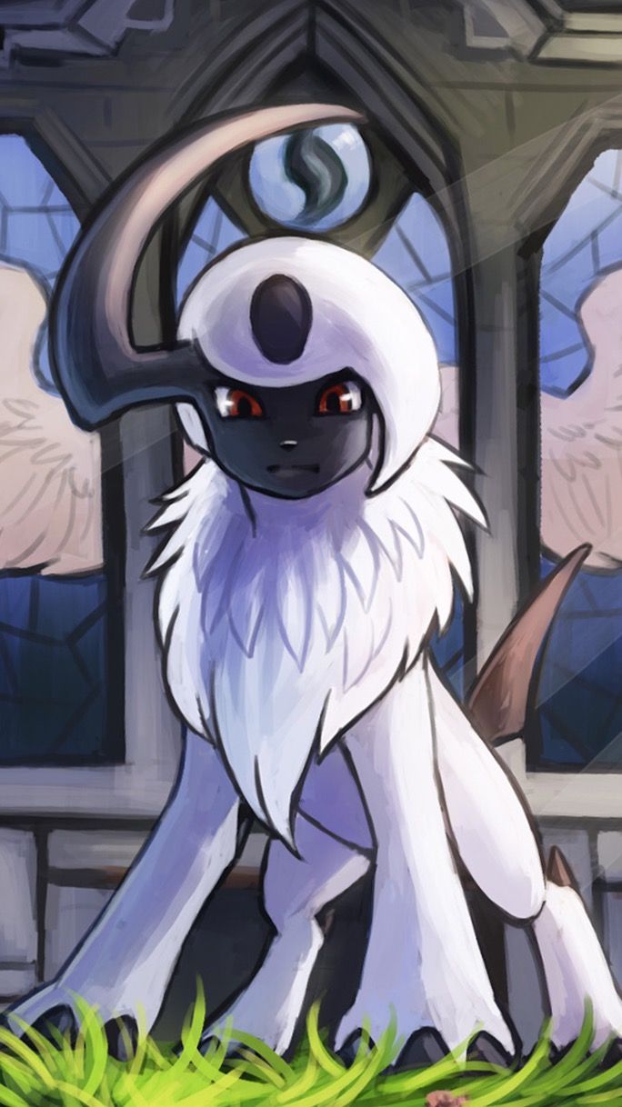 Absol chibi Pokemon, creature tascabili, 684x1218 Full HD Verticale, iPhone