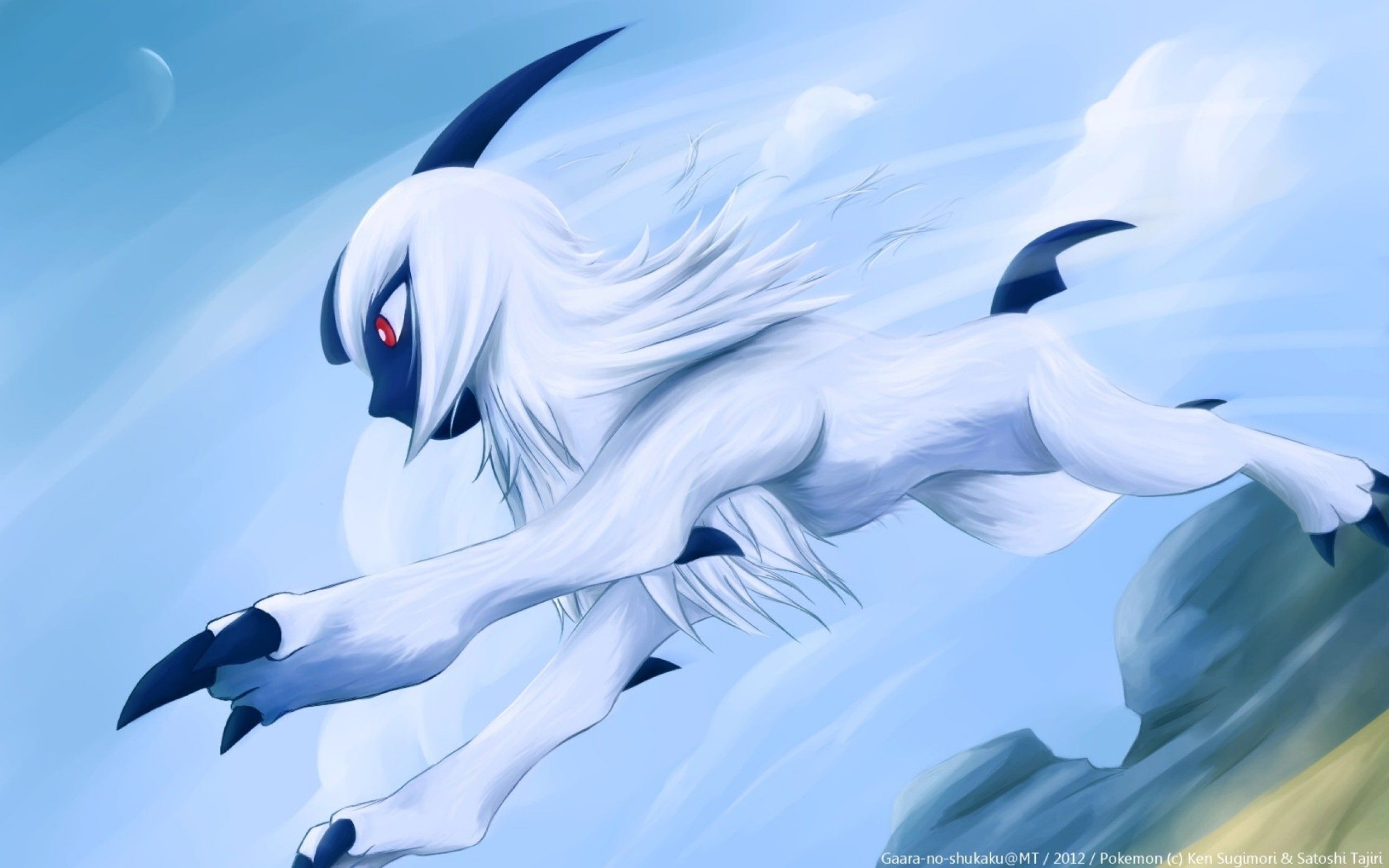 Absol Pokemon volante cielo, Nintendo, 2560x1600 WQXGA, Desktop