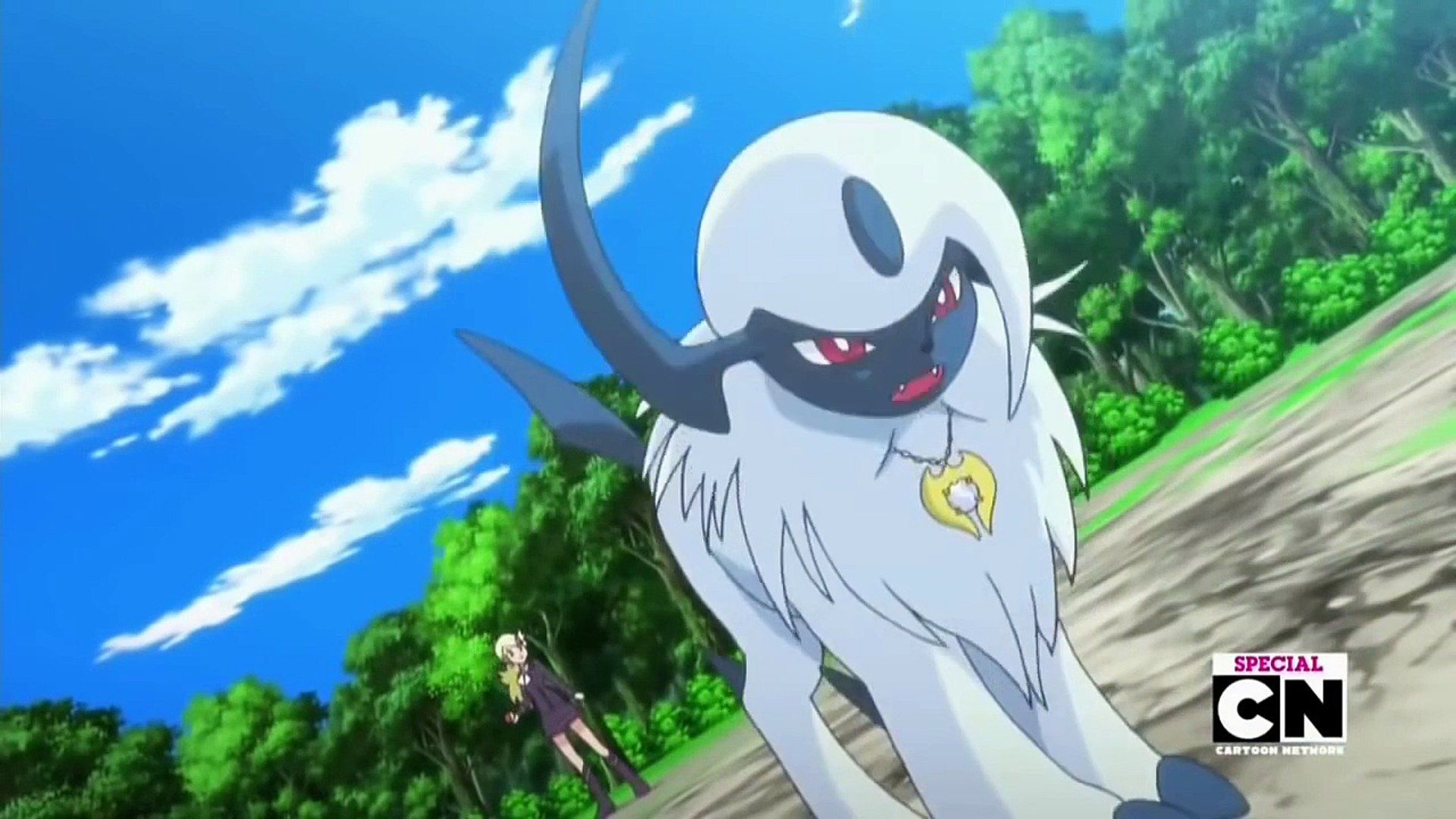 Absol chibi sfondo grigio, 1920x1080 1080p, PC Desktop