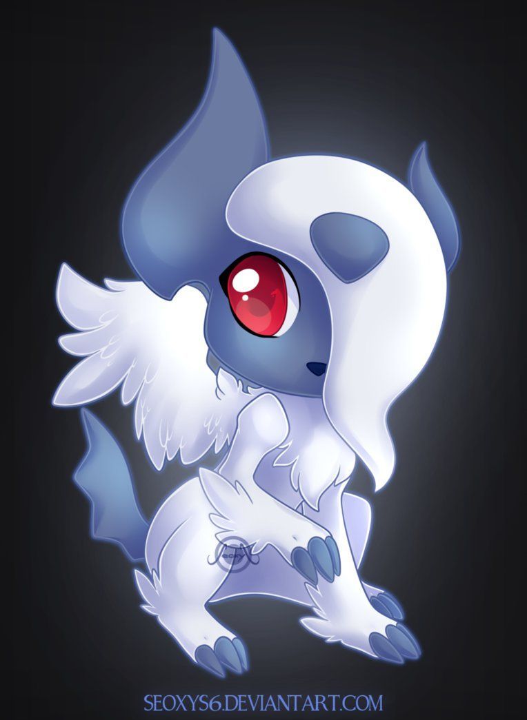 Chibi Mega Absol Pokémon, 764x1045 Full HD Verticale, iPhone
