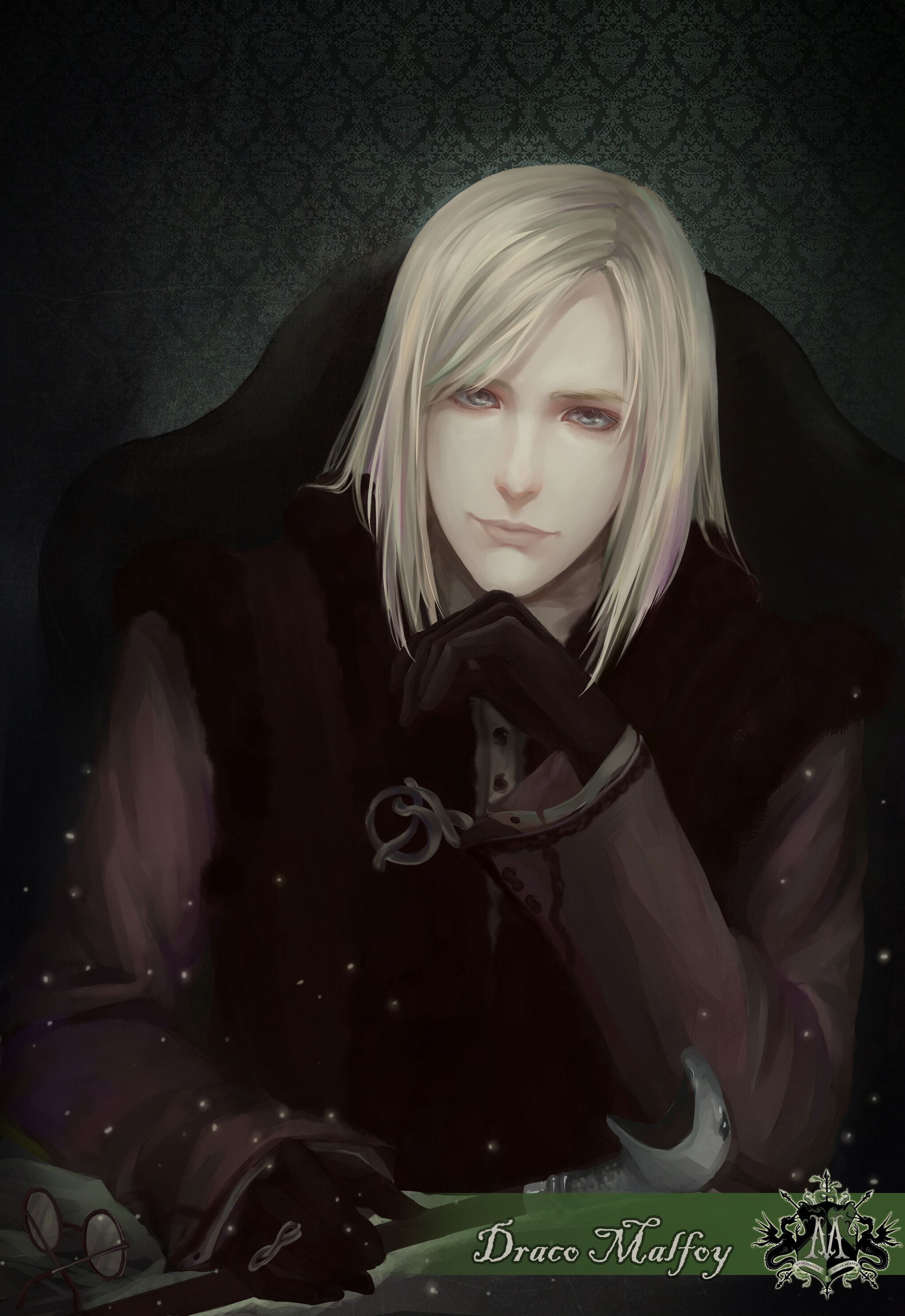 Draco Malfoy Harry Potter fanart, J.K. Rowling, 2380x3459 Verticale, Telefono