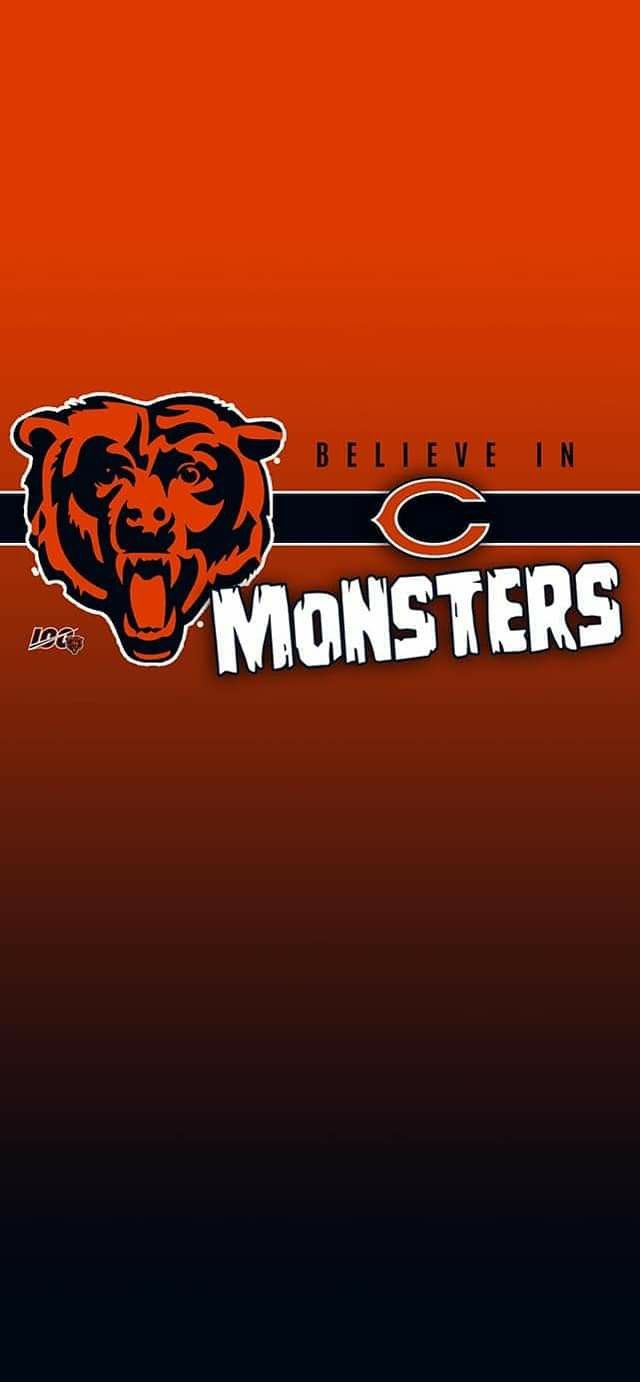 Logo Chicago Bears Believe Monsters, 640x1382 Verticale, Mobile