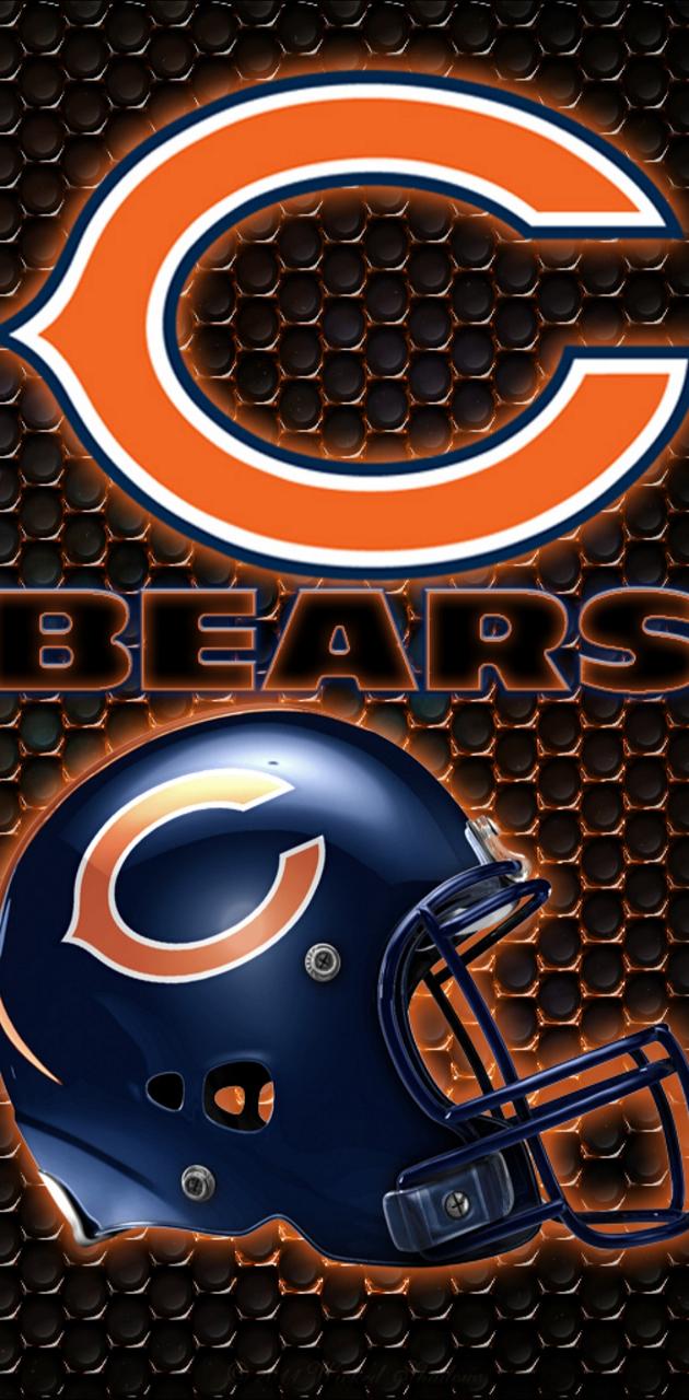 Logo e casco Chicago Bears, 630x1280 Full HD Verticale, Realme