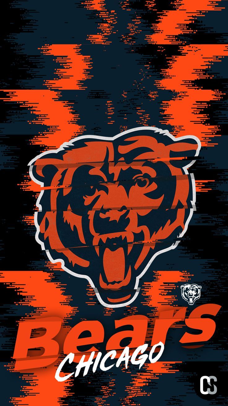 Logo orso Chicago Bears, 736x1308 Verticale, Telefono