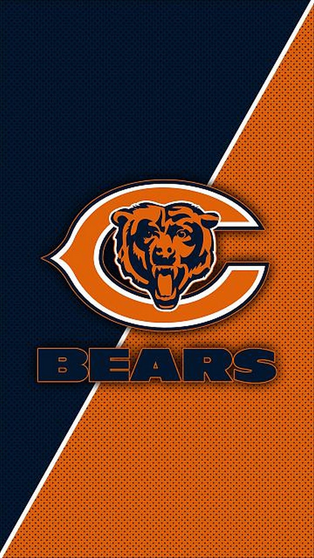Logo Chicago Bears NFL, 1080x1920 Verticale, Mobile