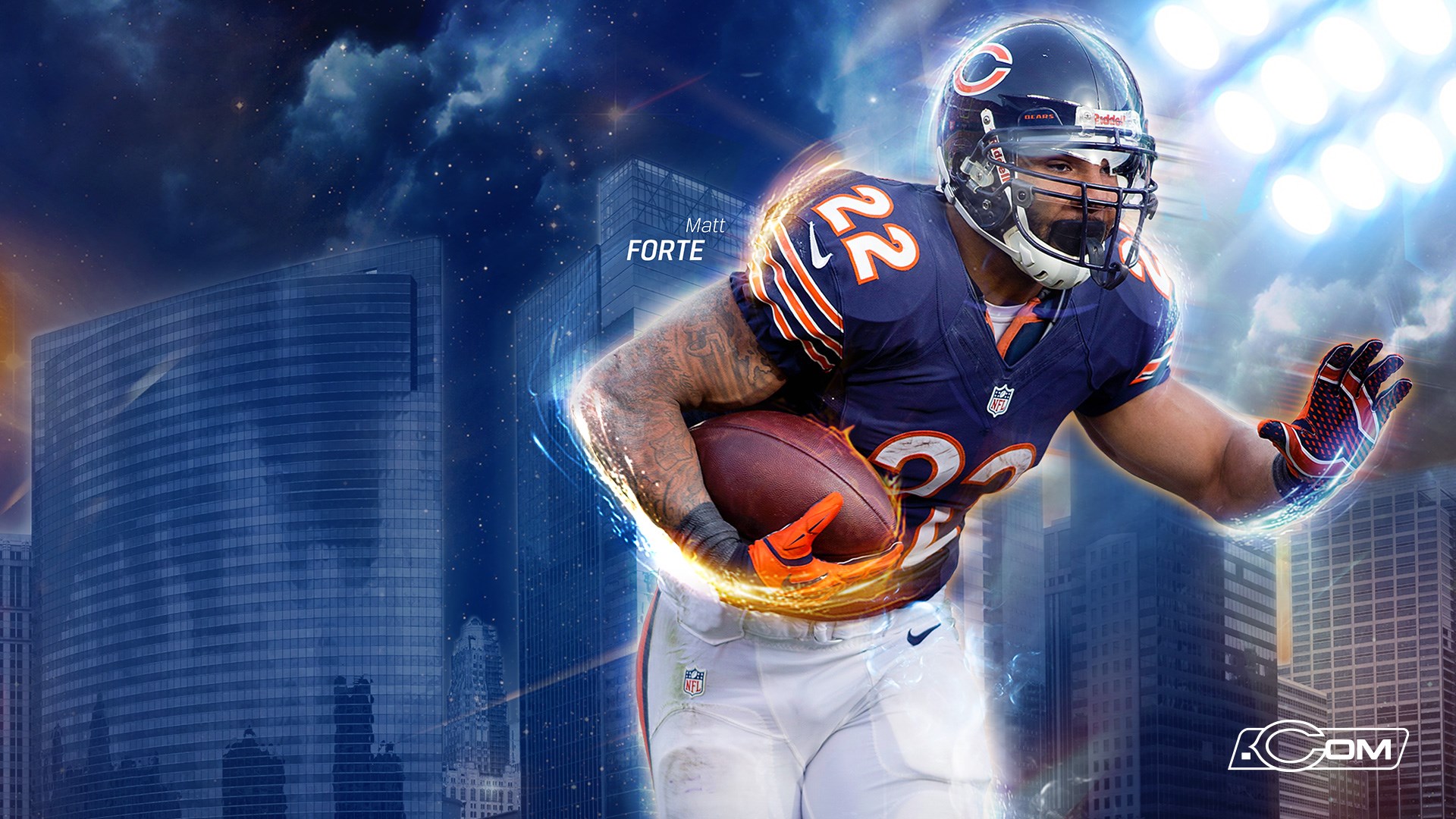 Giocatore football Chicago Bears Forte, 1920x1080 1080p, Desktop