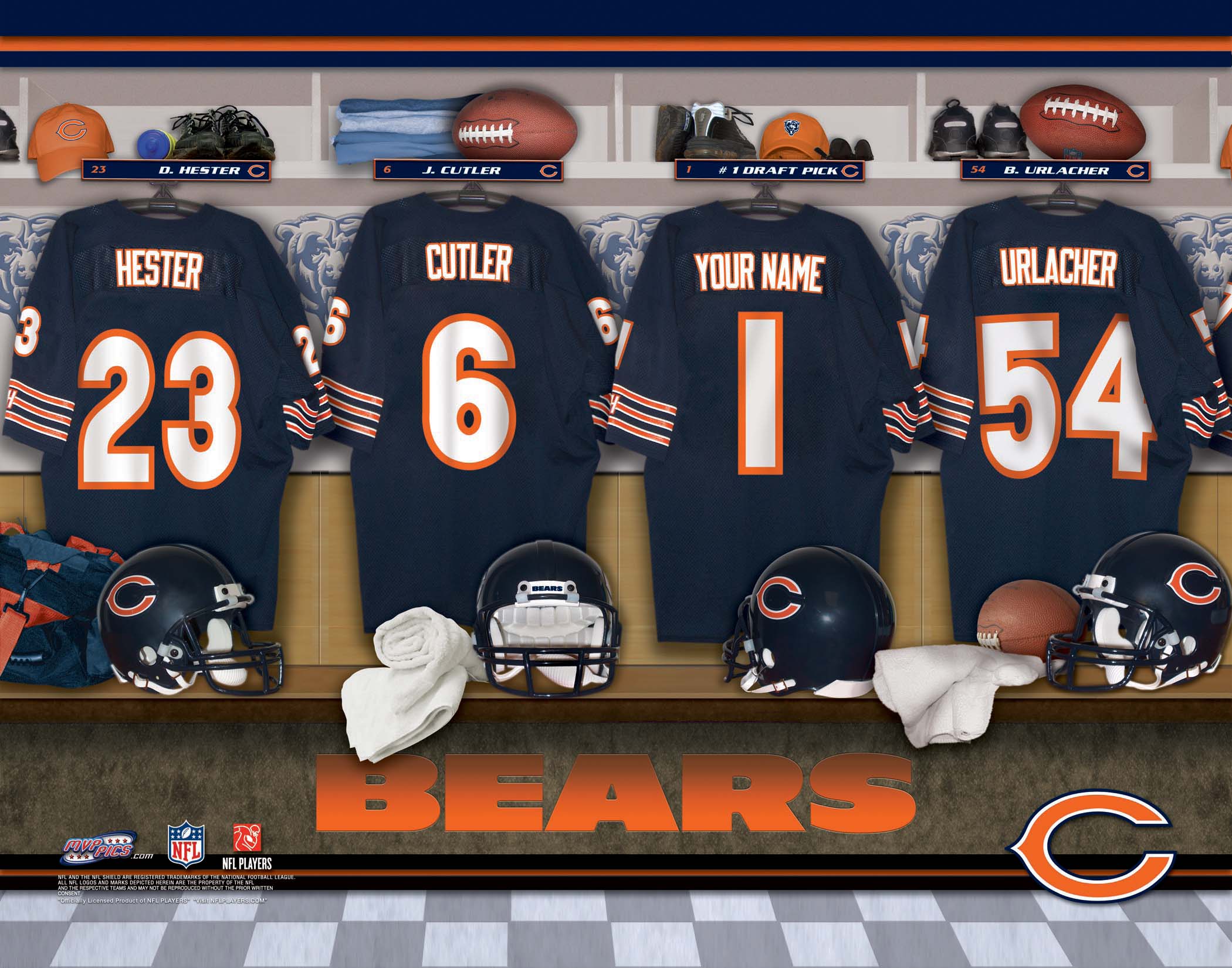 Spogliatoio Chicago Bears NFL, 2100x1650 Hi-Res, Desktop